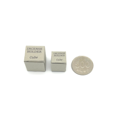 스미타니 큐브 인센스 홀더 - 실버(라지사이즈) Sumitani Cube Incense Holder - Silver