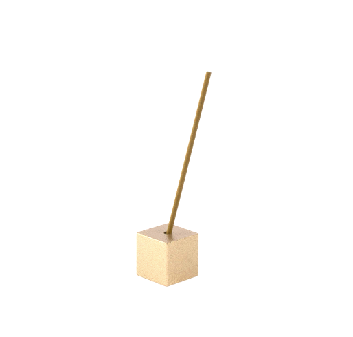 스미타니 큐브 인센스 홀더 - 골드 (라지사이즈) Sumitani Cube Incense Holder - Gold