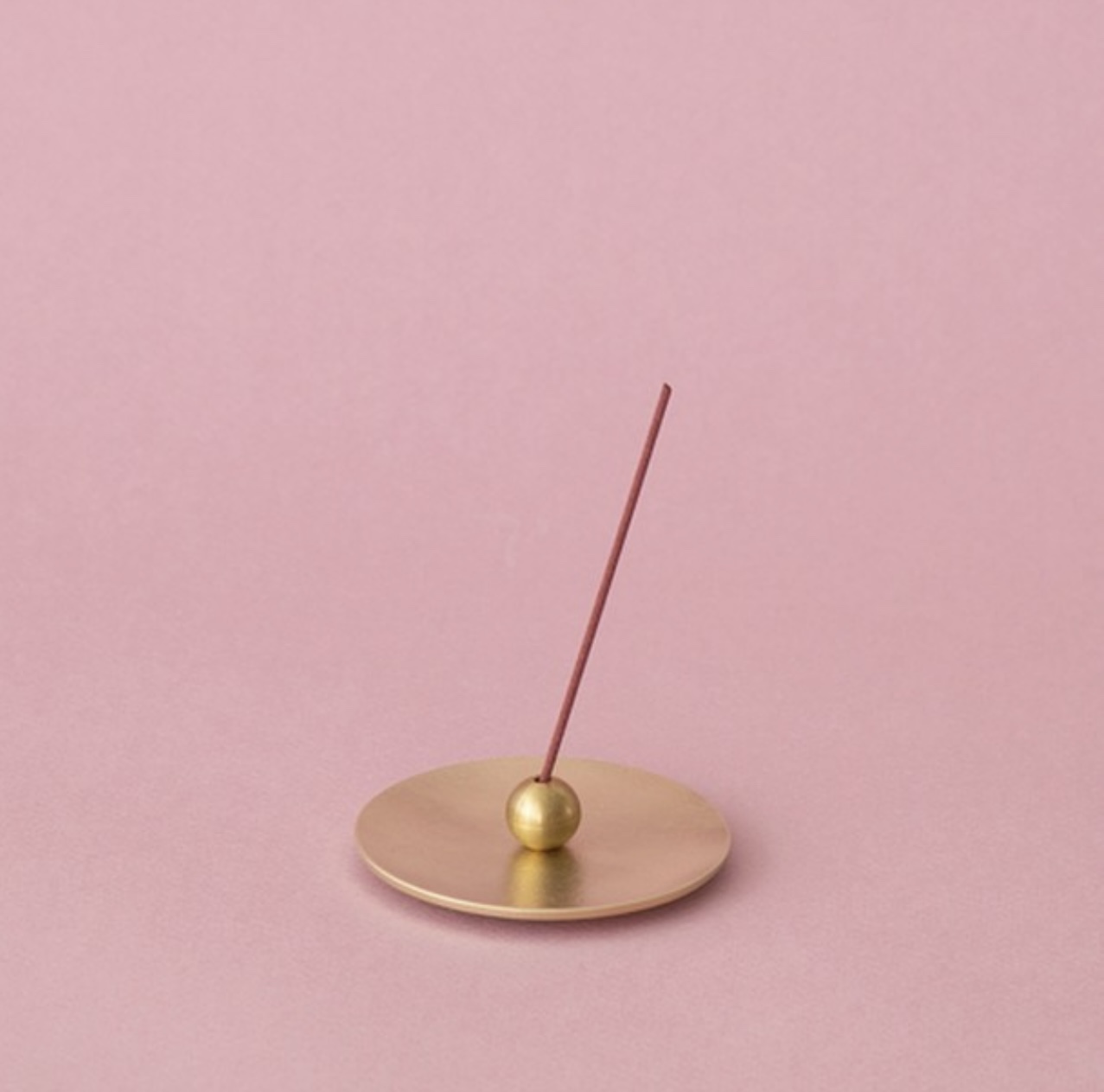 노사쿠 라운드 인센스 홀더 세트 (황동) / Nousaku Round Incense Holder Set ( Brass)