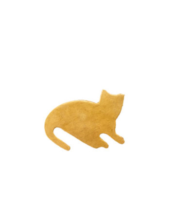 포그린넨 브라스 브로치 고양이 트릭시 Brass Brooch Cats Trixie