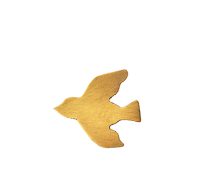 포그린넨 브라스 브로치 비둘기 Brass Brooch Pigeon