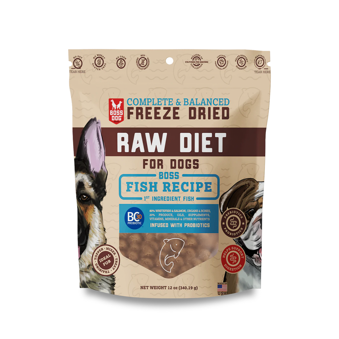 [보스독] 피쉬레시피 12oz (340g)