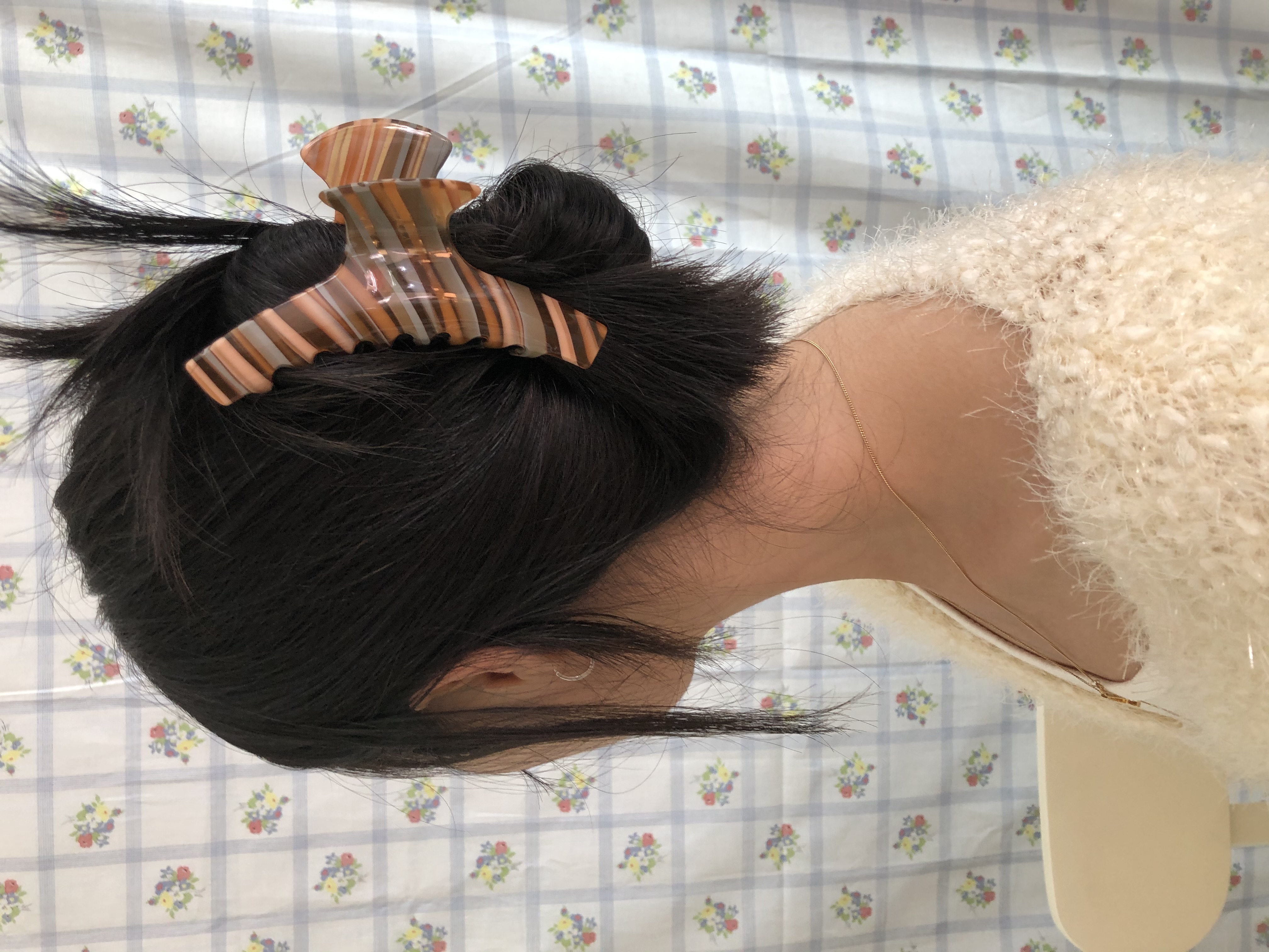 shell hair clip (big size)