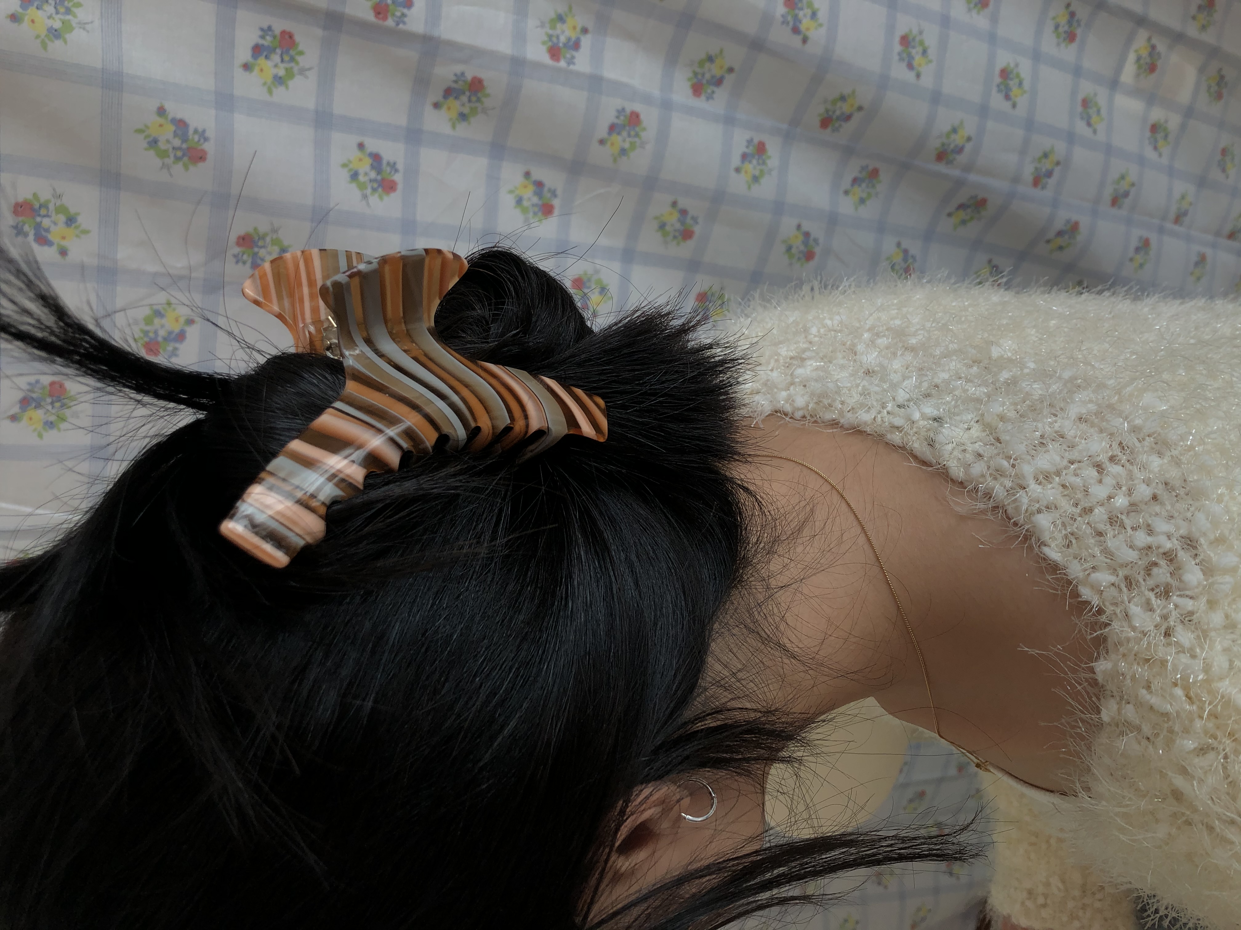 shell hair clip (big size)