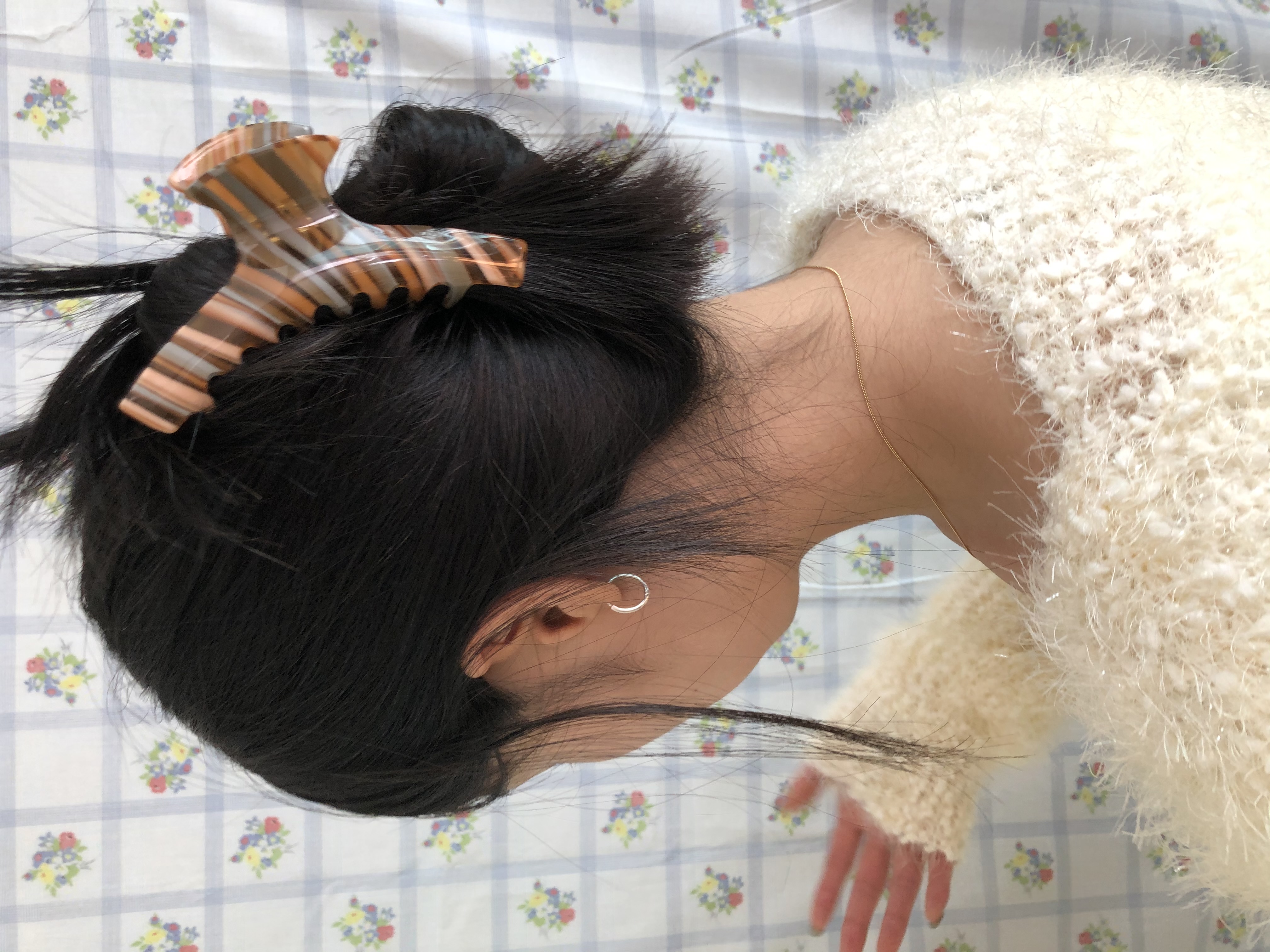 shell hair clip (big size)