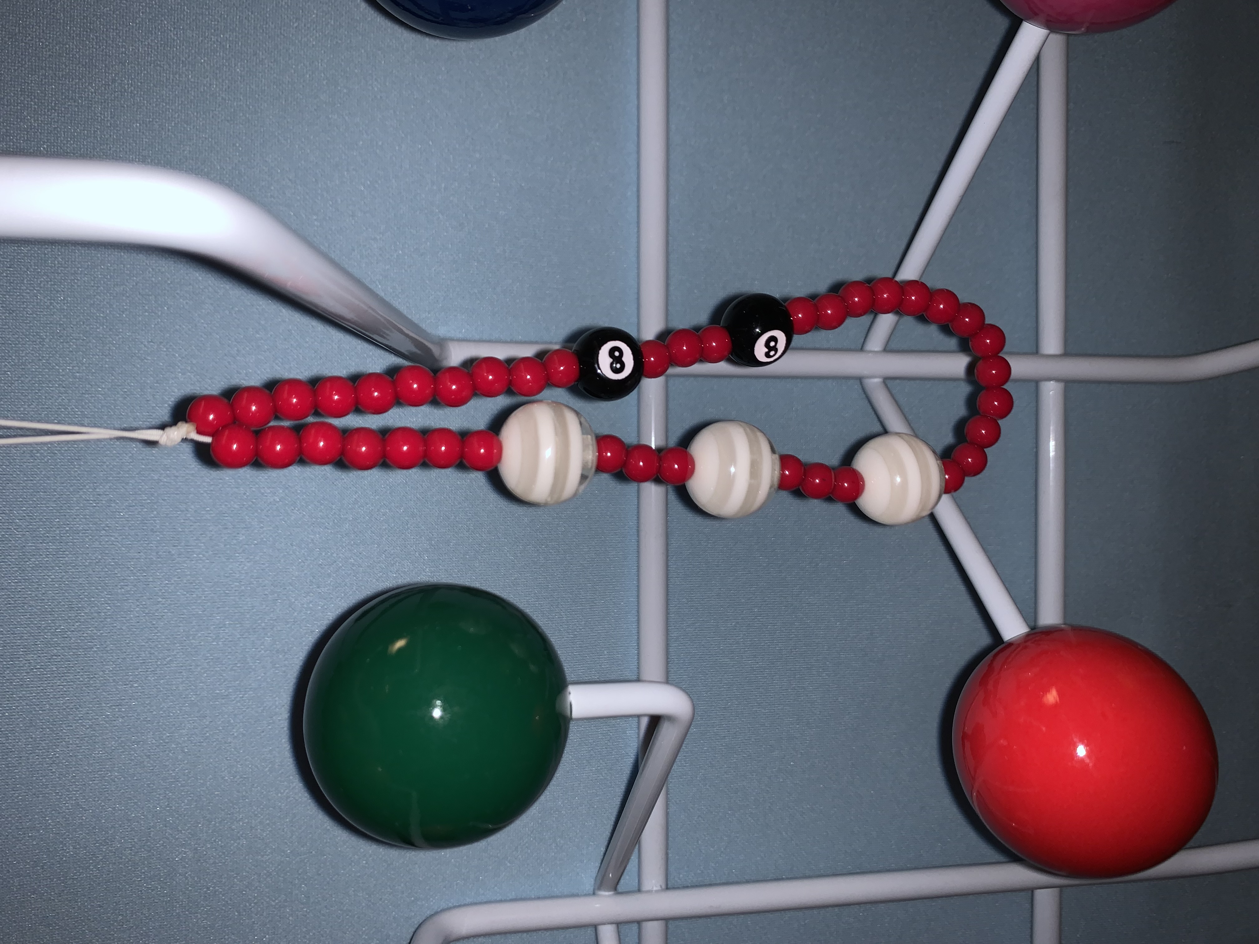 8 ball phone strap