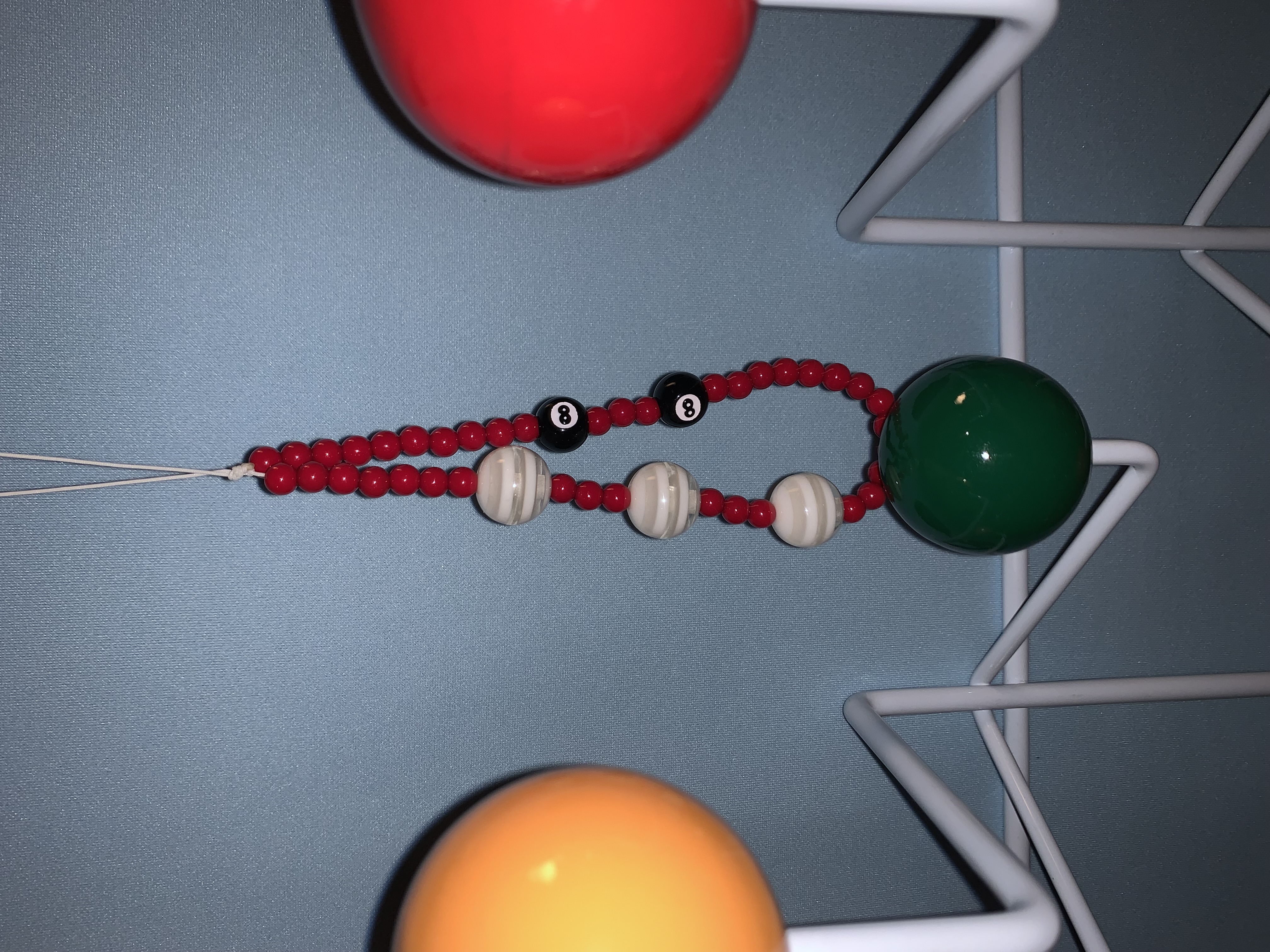8 ball phone strap