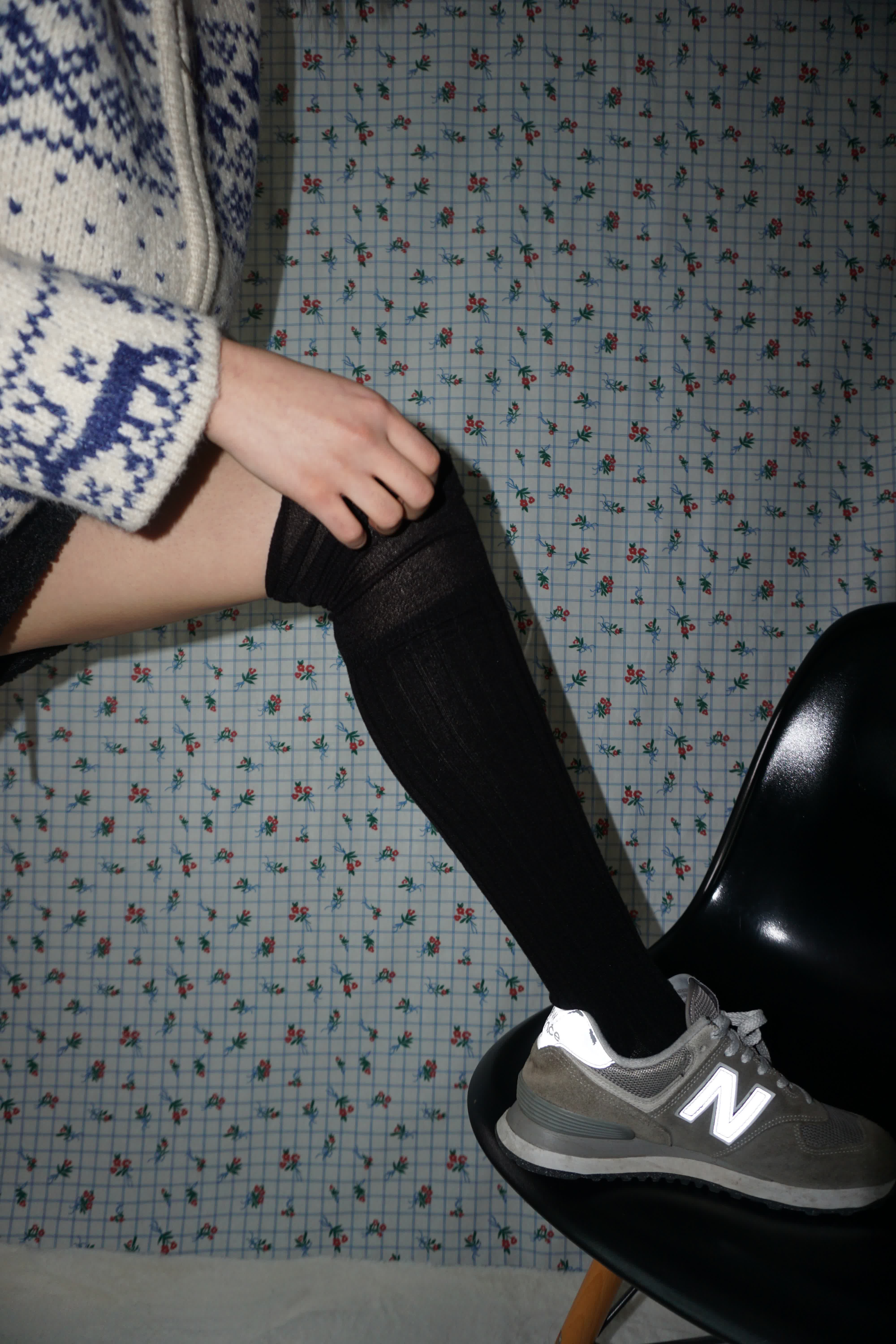 High knee-socks