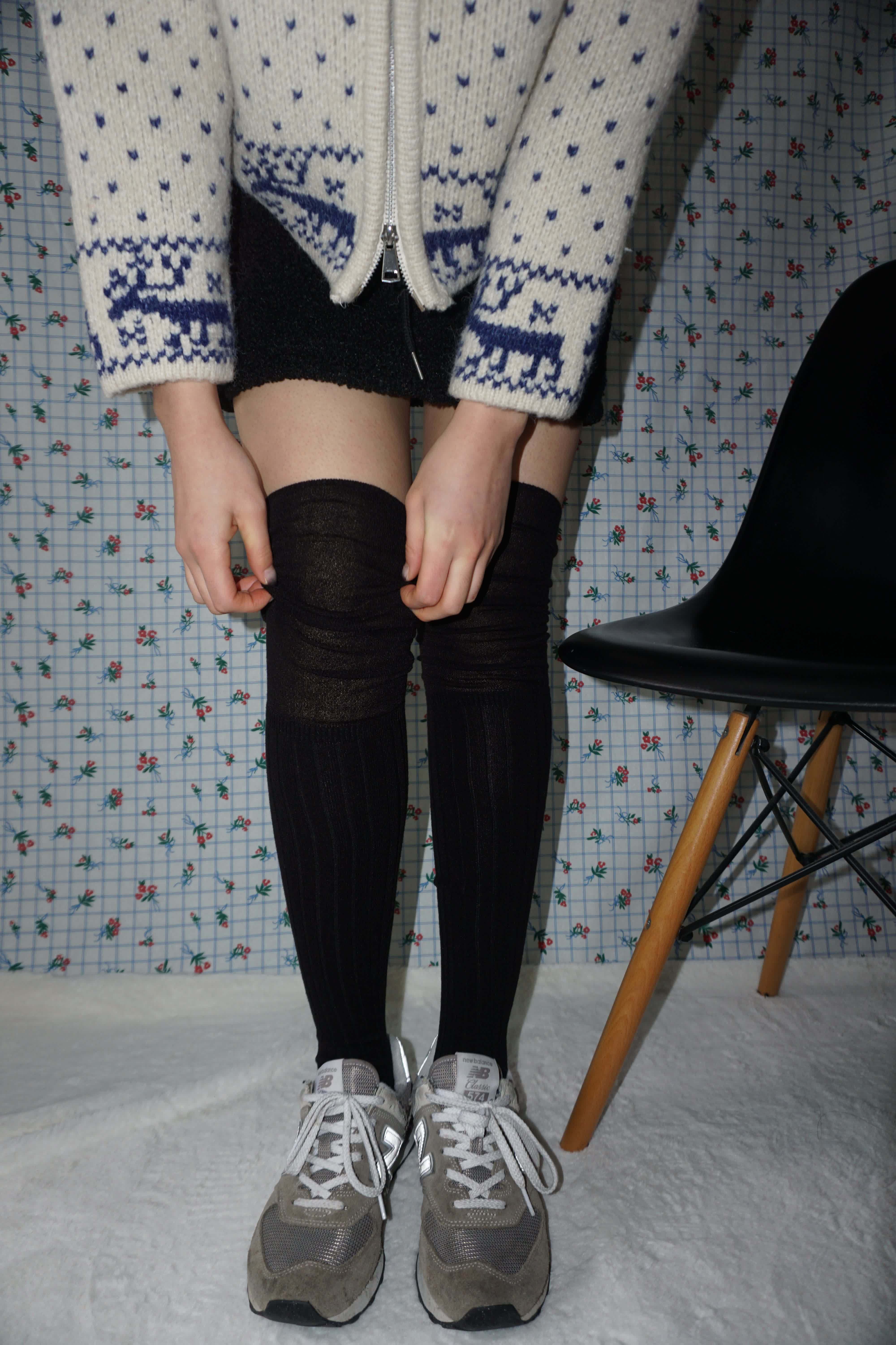 High knee-socks