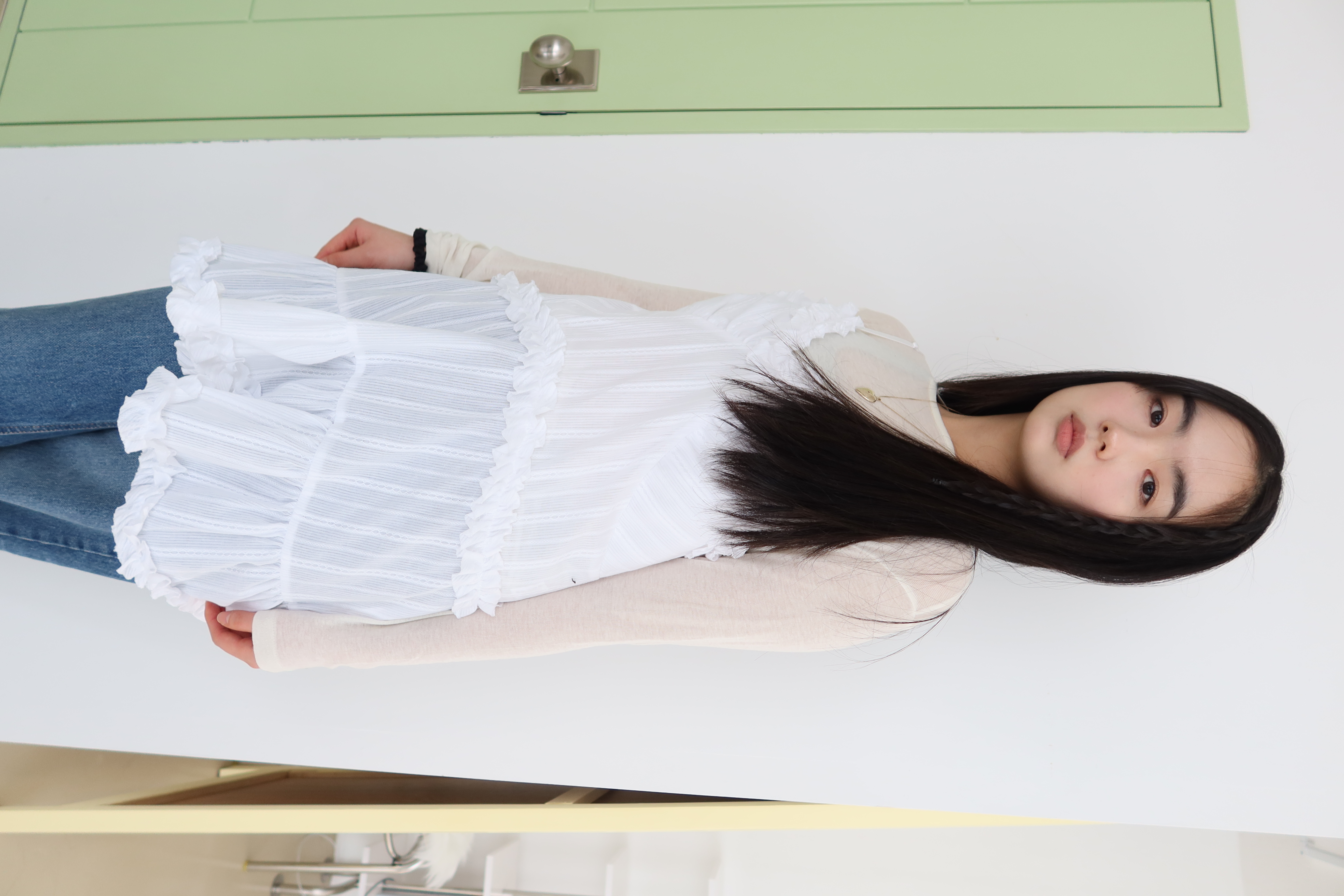 lace sleeve mini dress