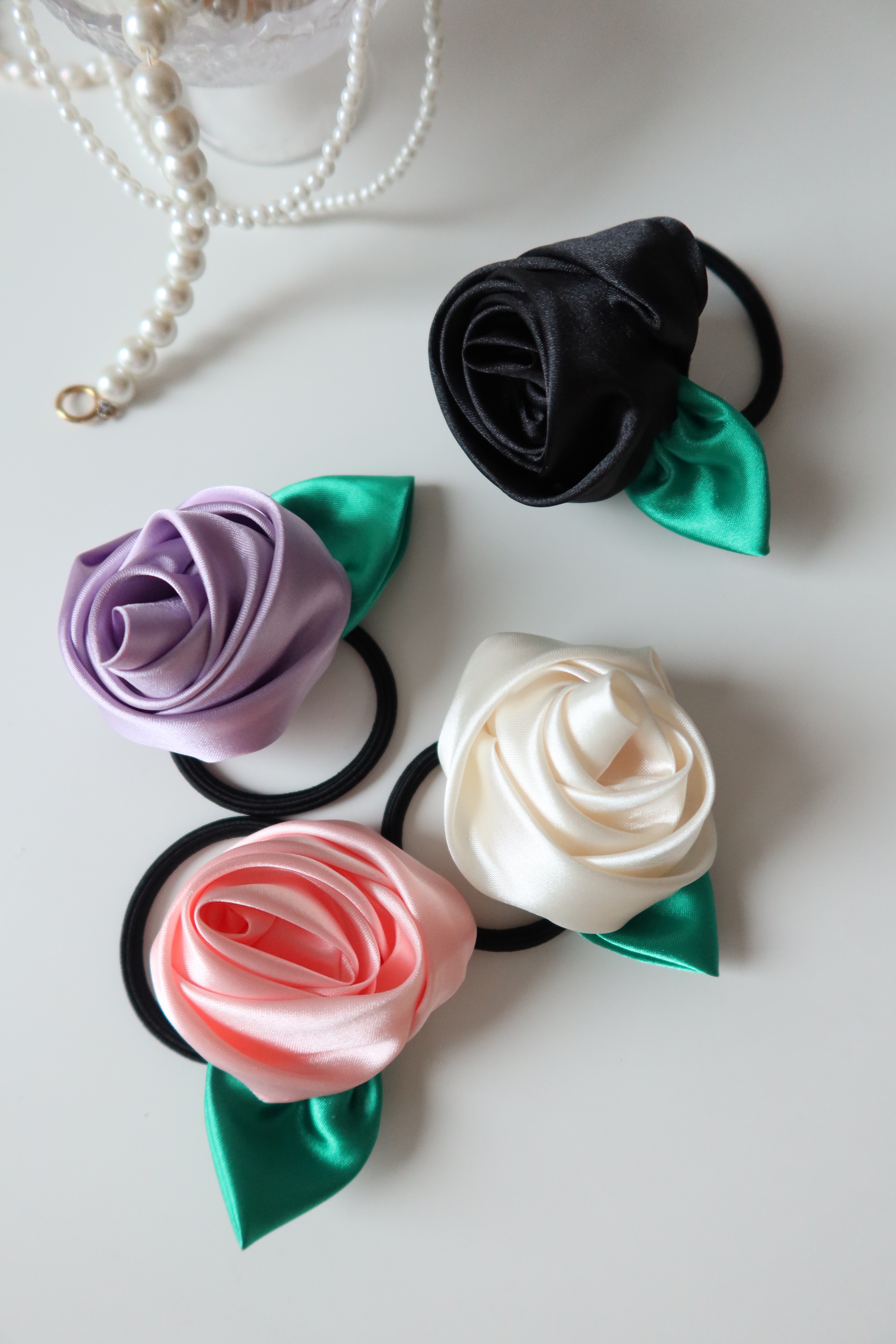 Rose hair band(4color)