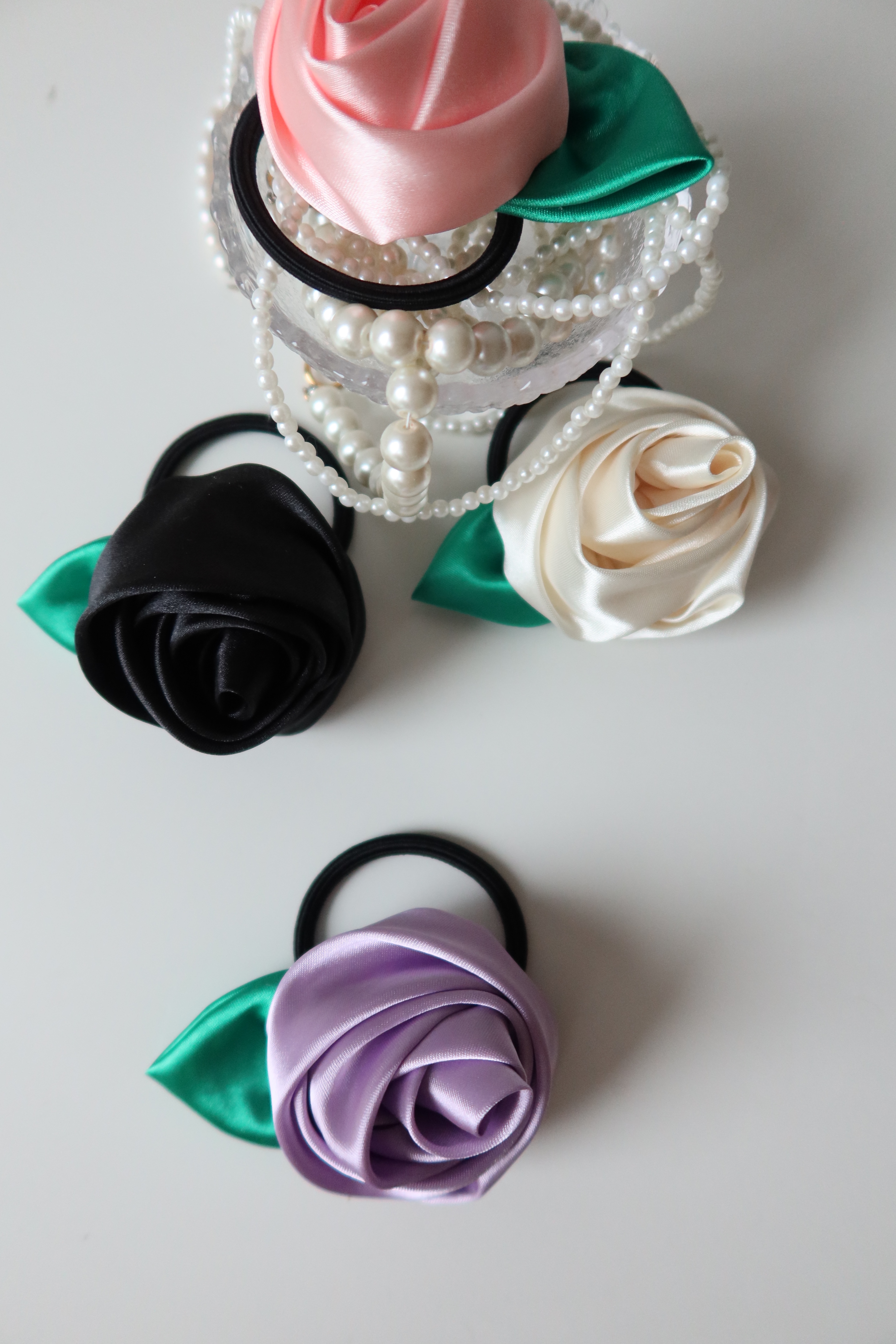 Rose hair band(4color)