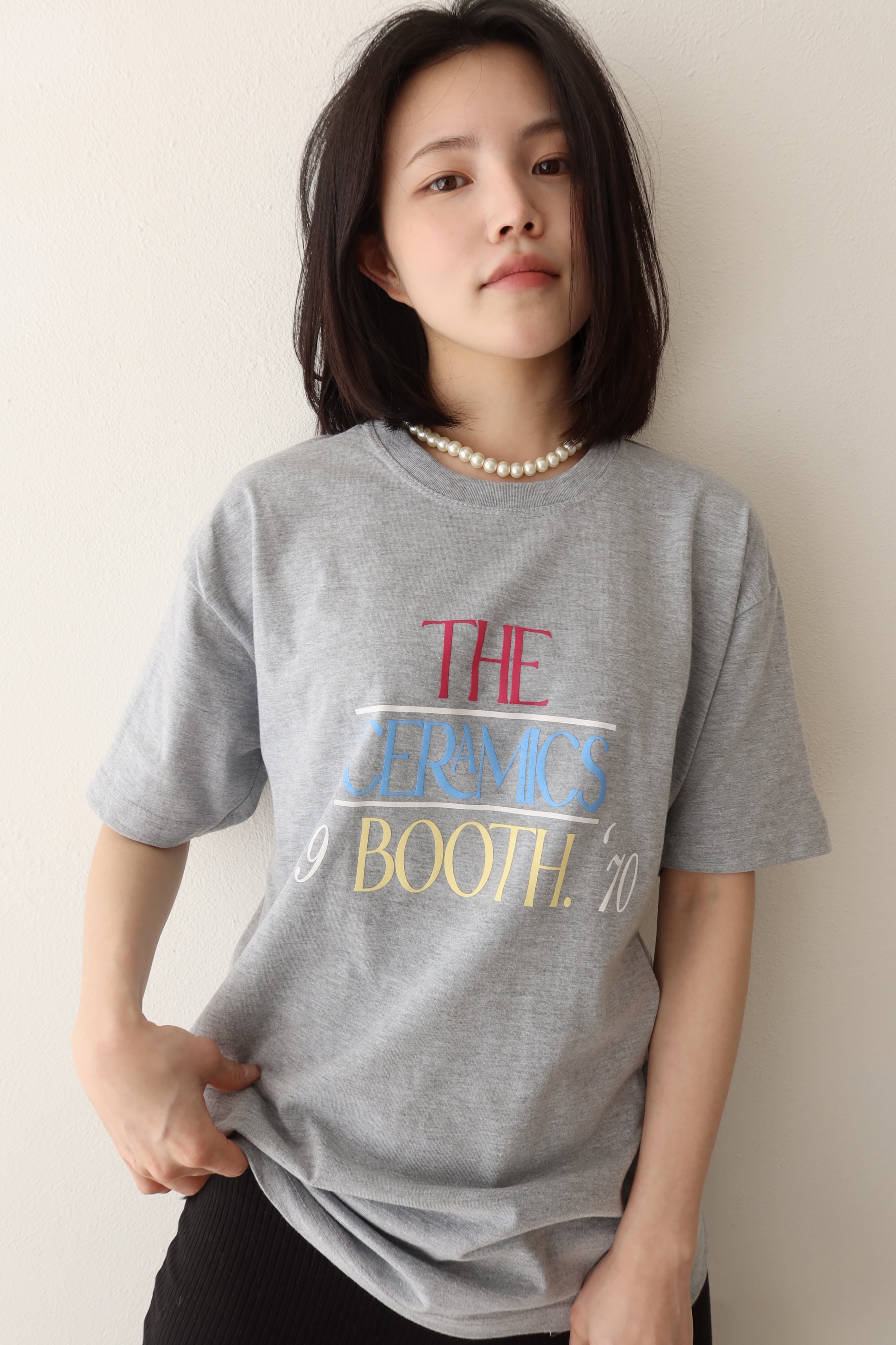 The ceramics booth t-shirts