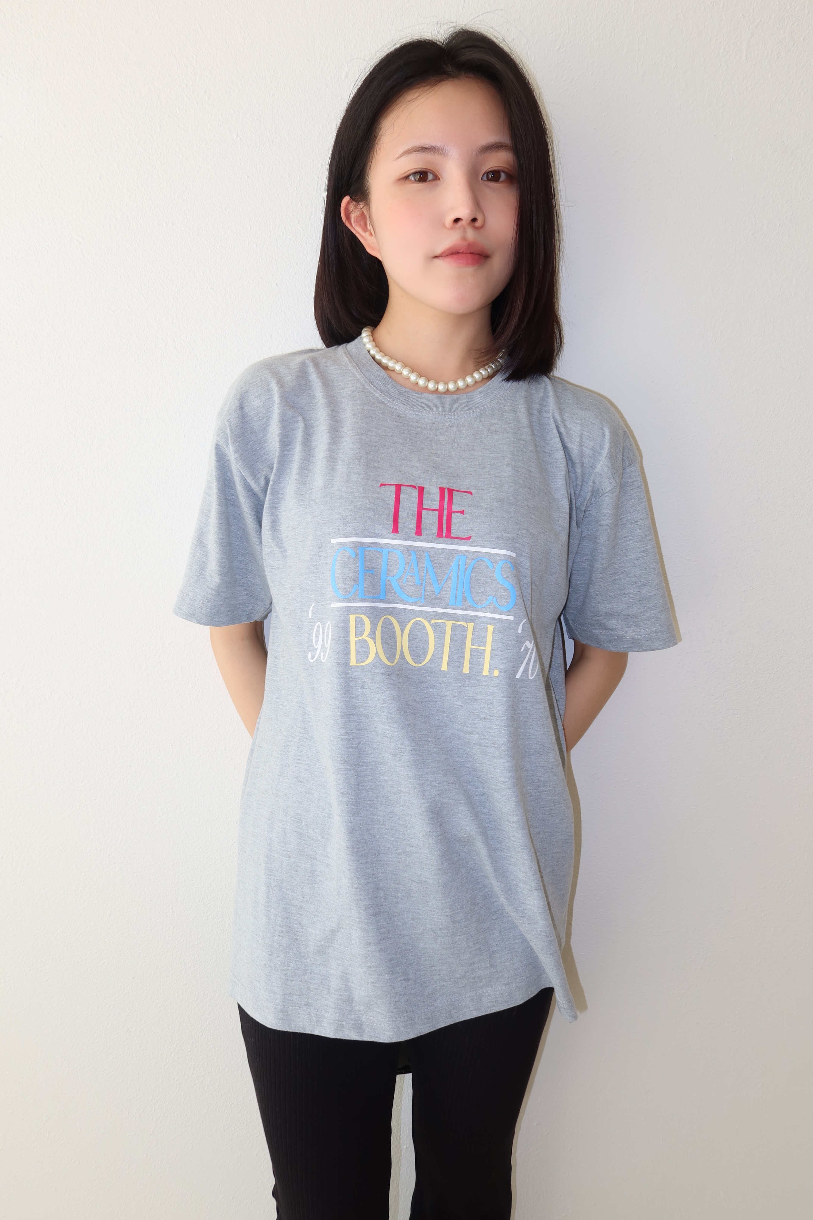 The ceramics booth t-shirts