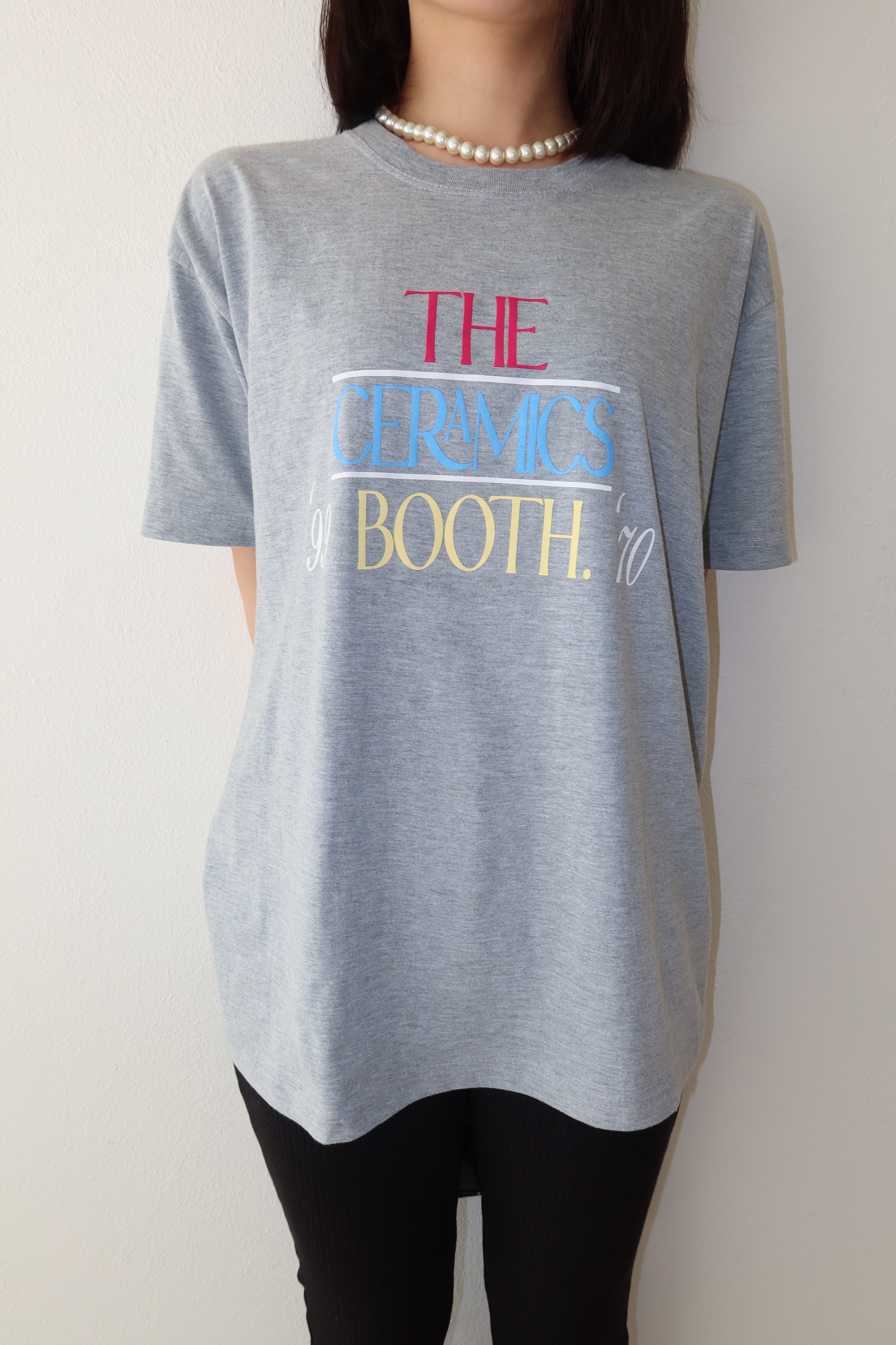 The ceramics booth t-shirts