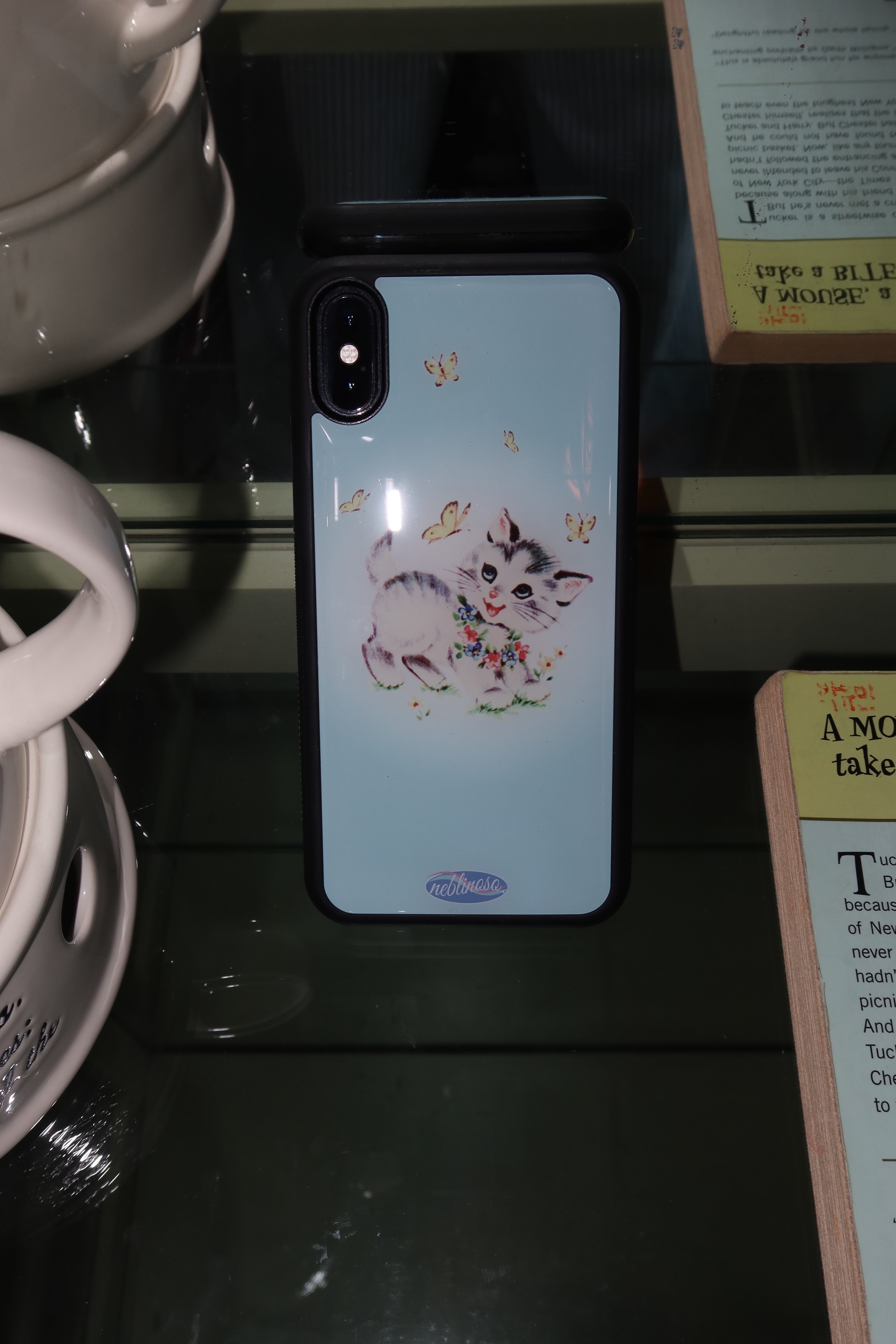 Blue cat epoxy case