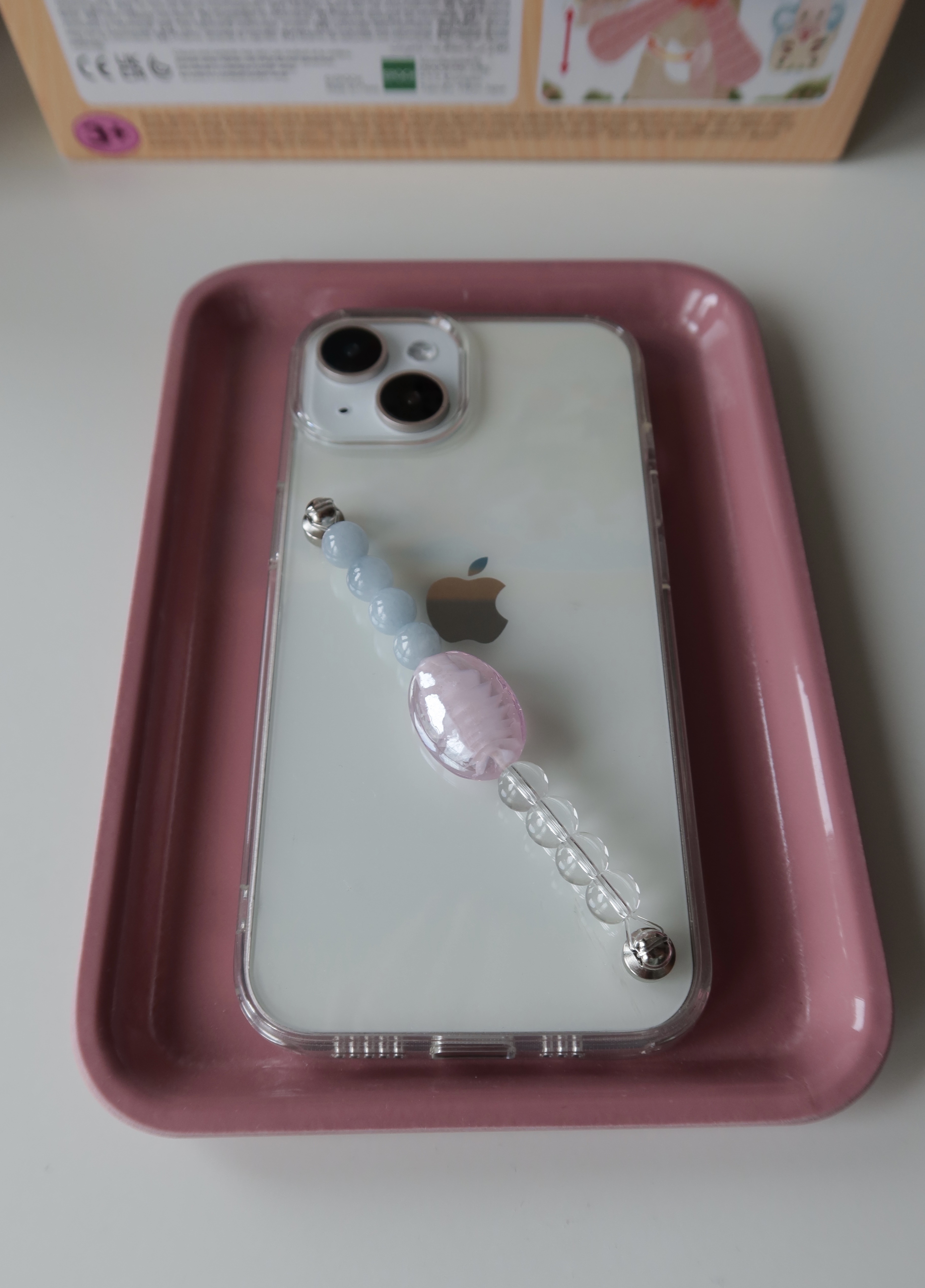 Pink jelly strap case