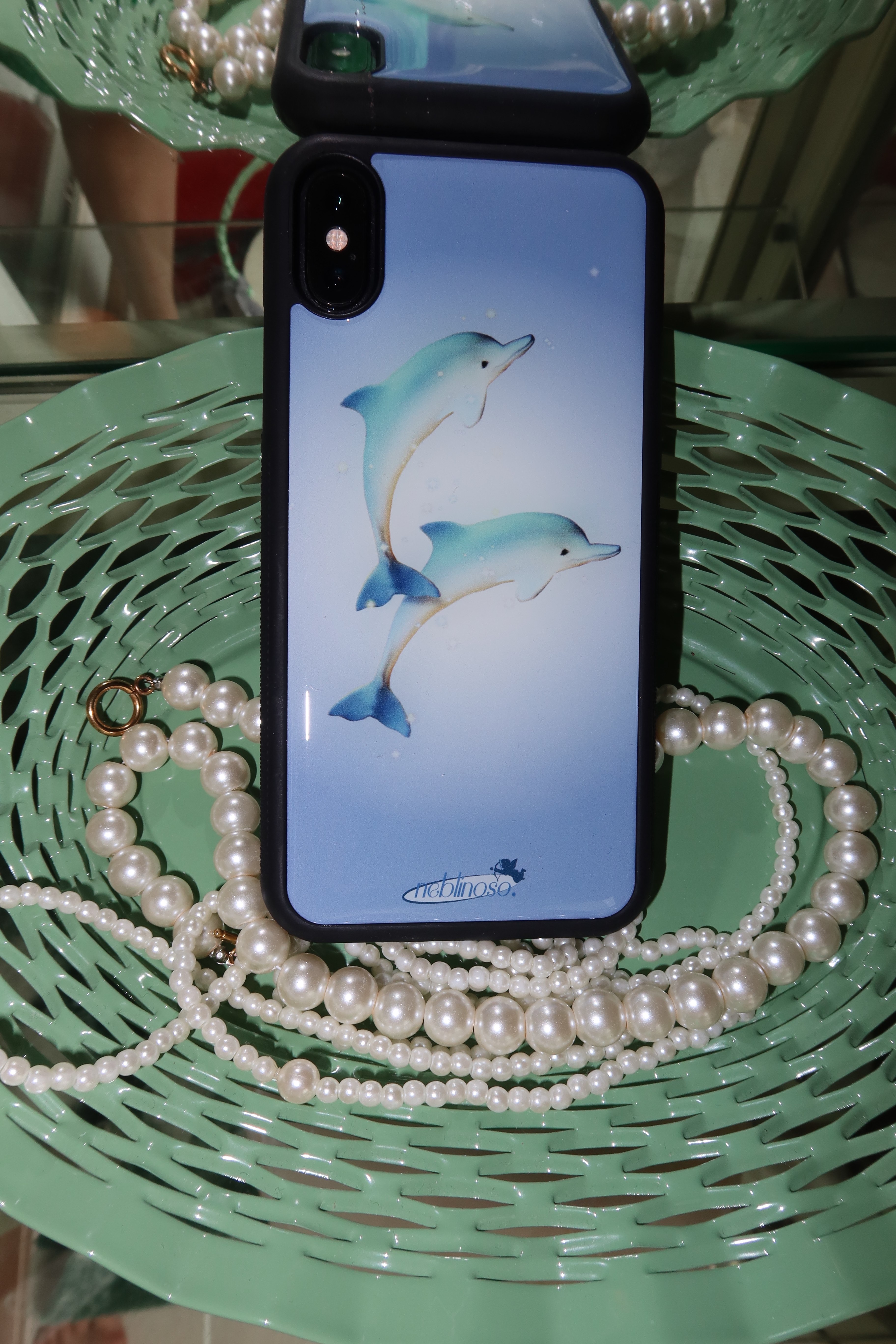 Twin dolphin epoxy case