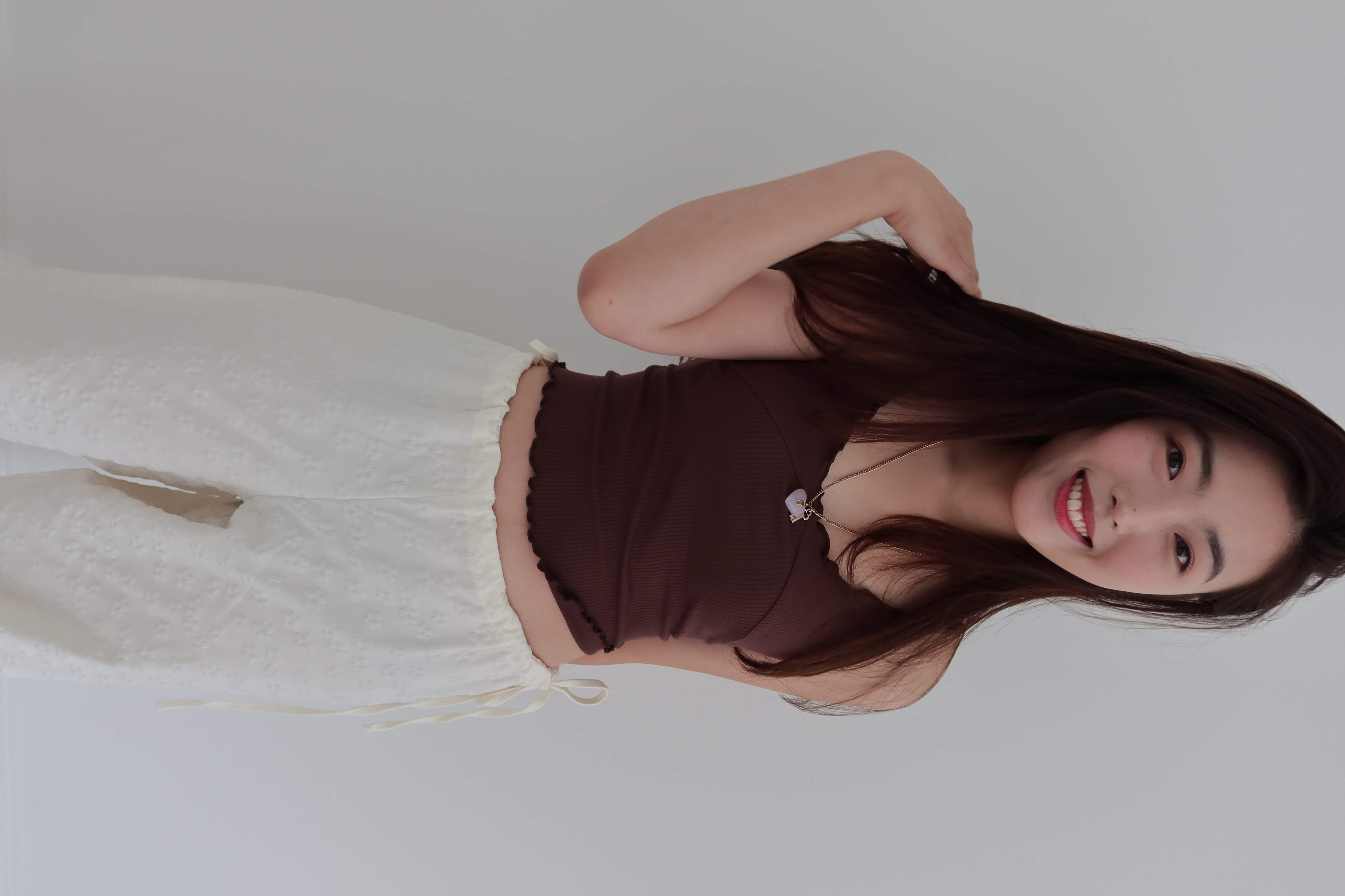 Hype frill sleeveless