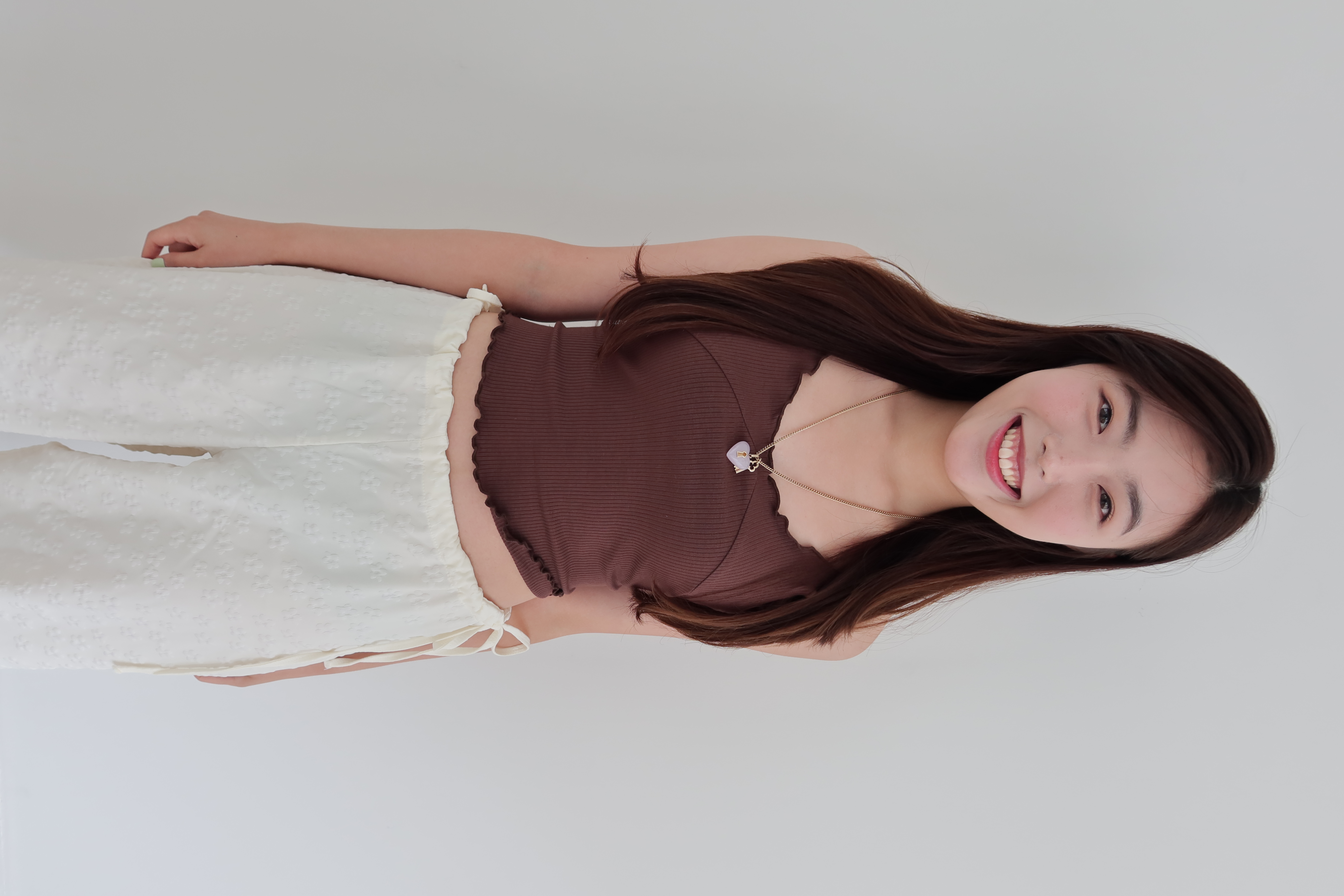Hype frill sleeveless