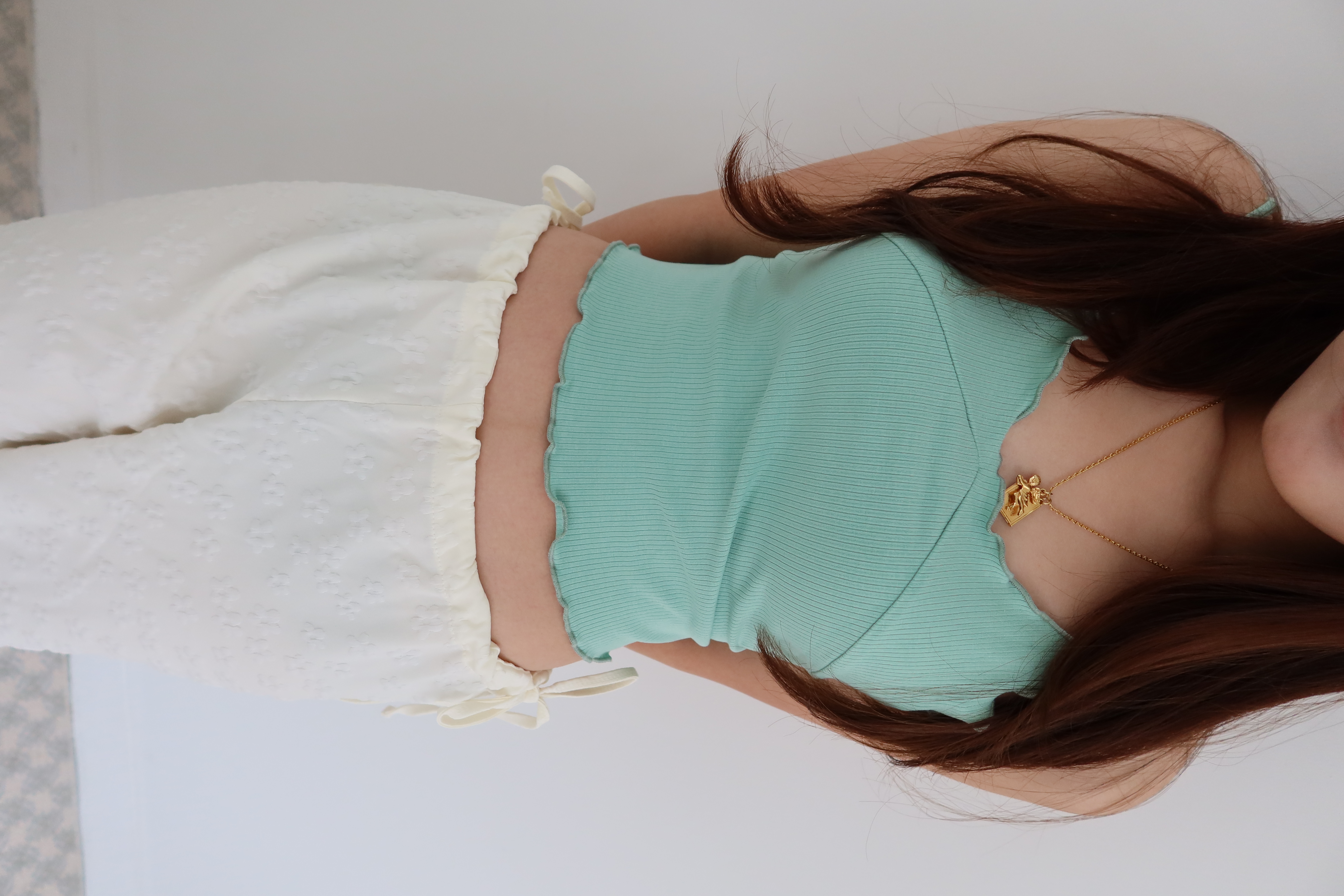 Hype frill sleeveless