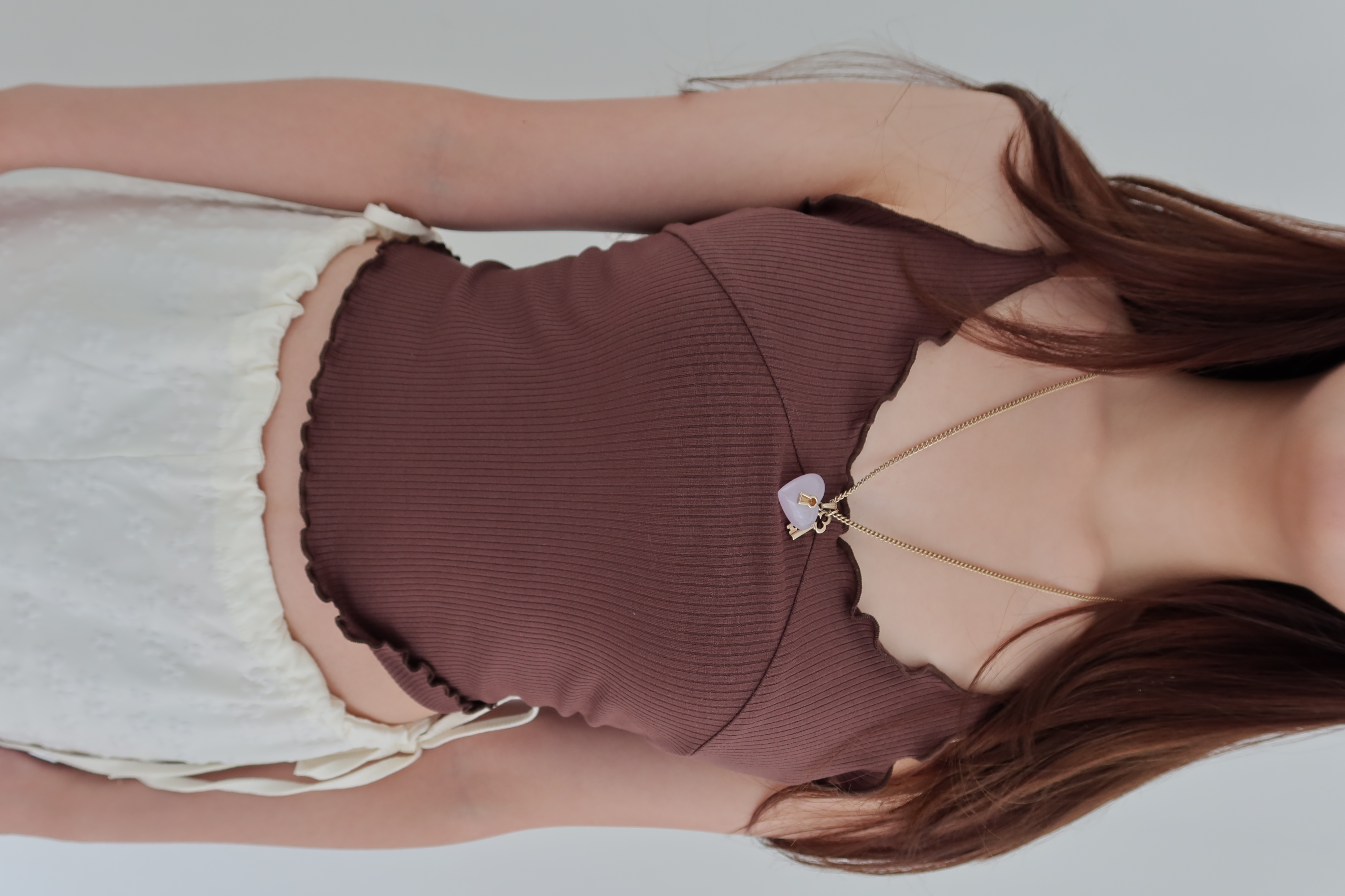 Hype frill sleeveless