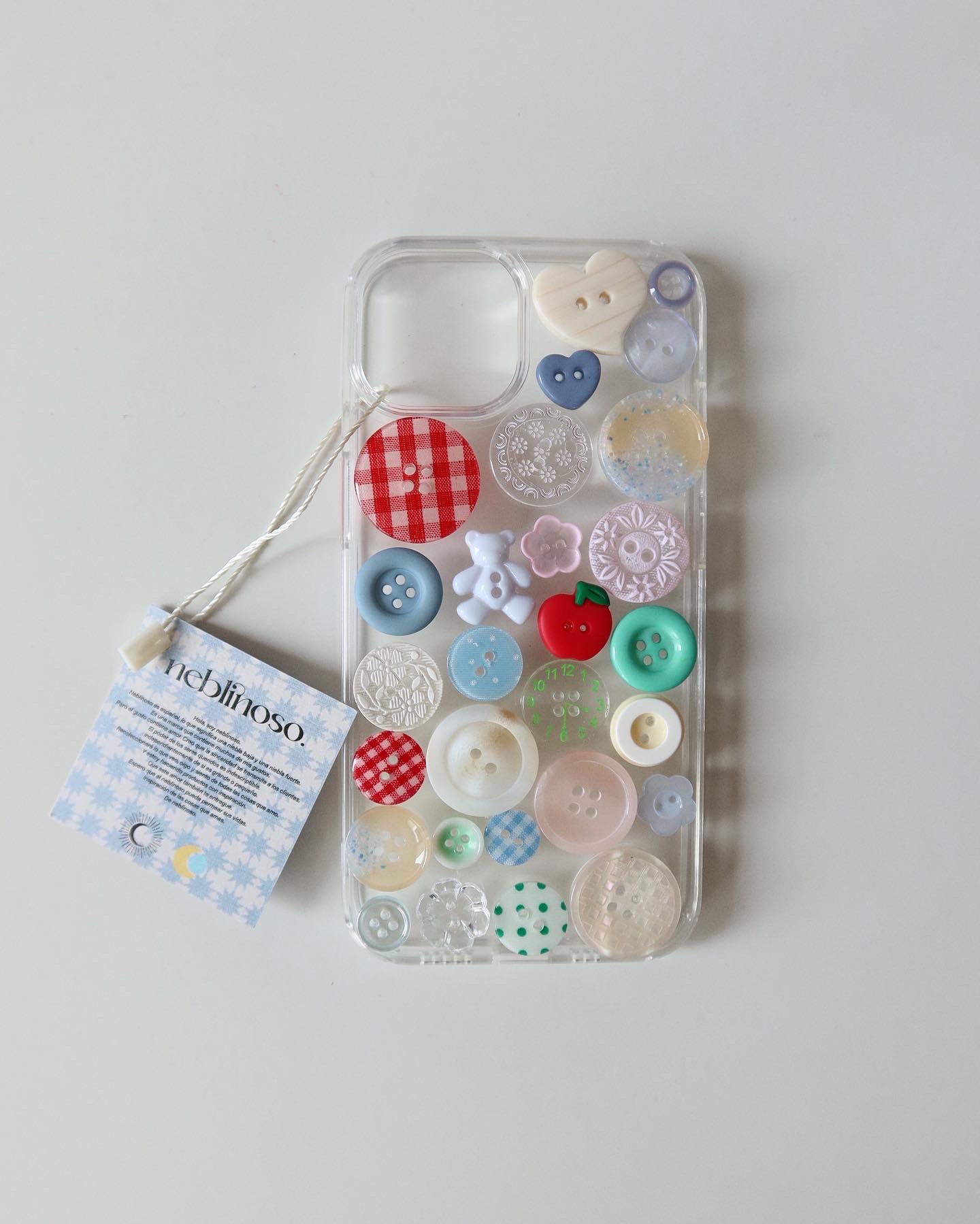 Flower shower Button case
