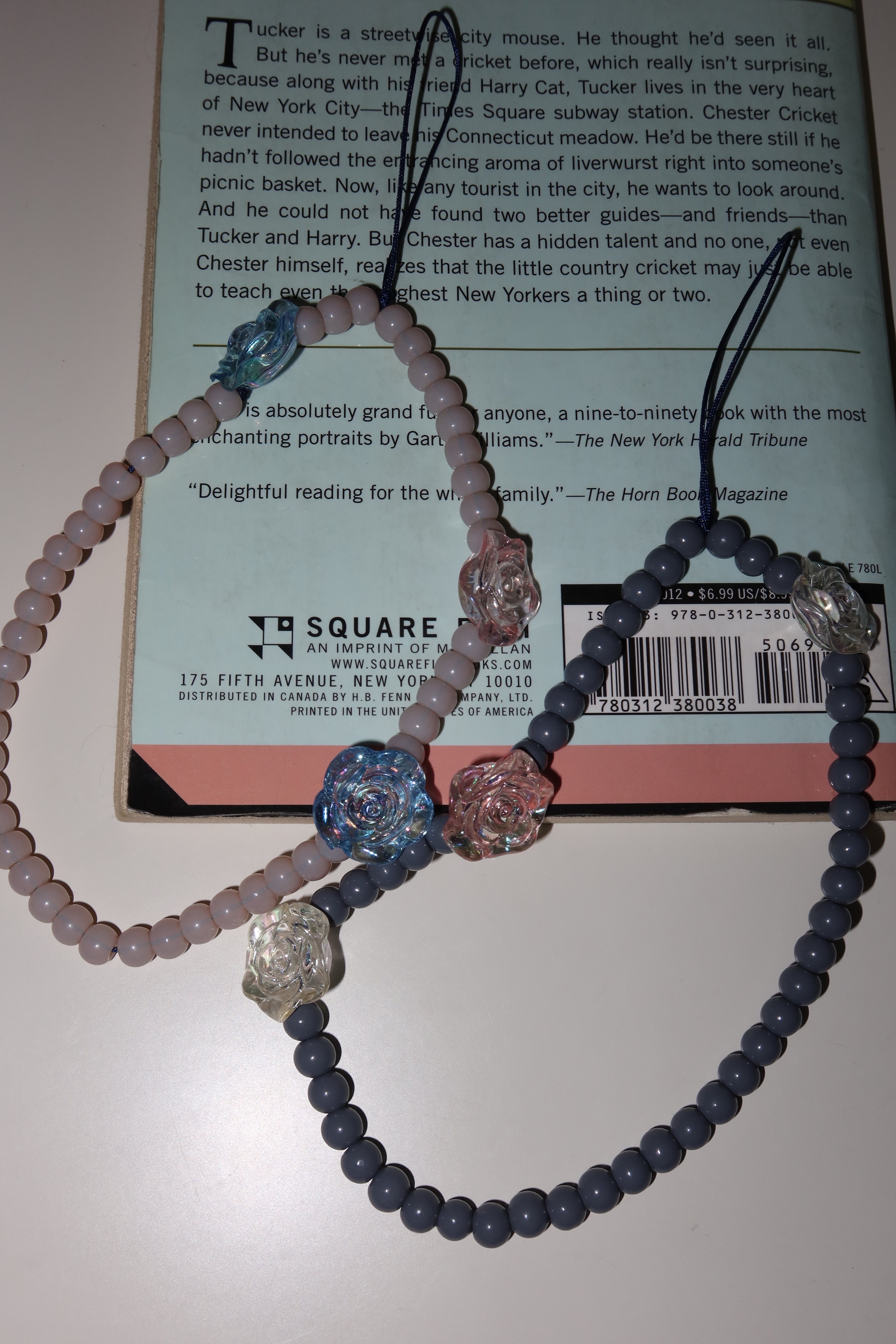 Blue rose strap