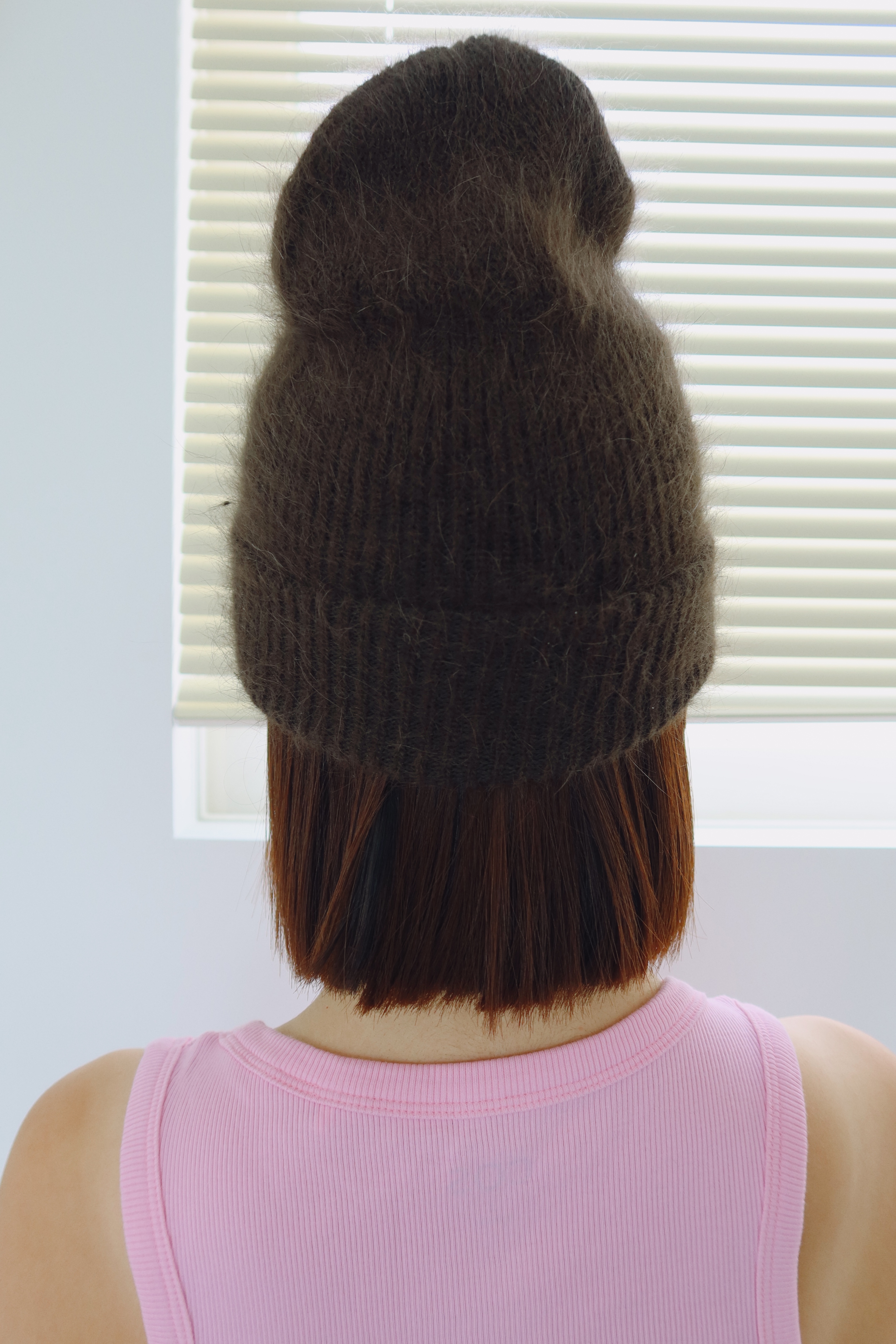 Angel angora beanie [brown]