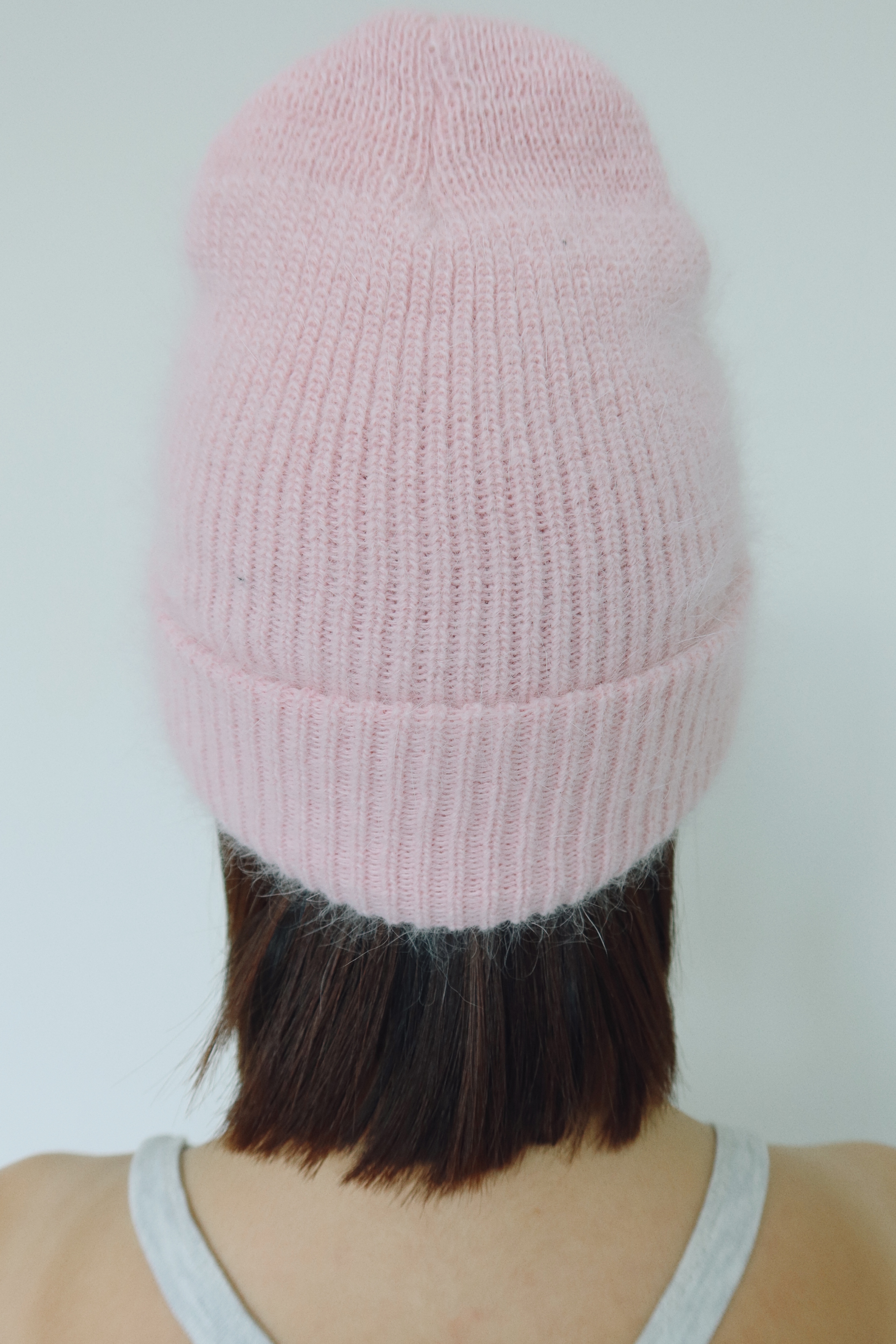 Angel angora beanie [baby pink]