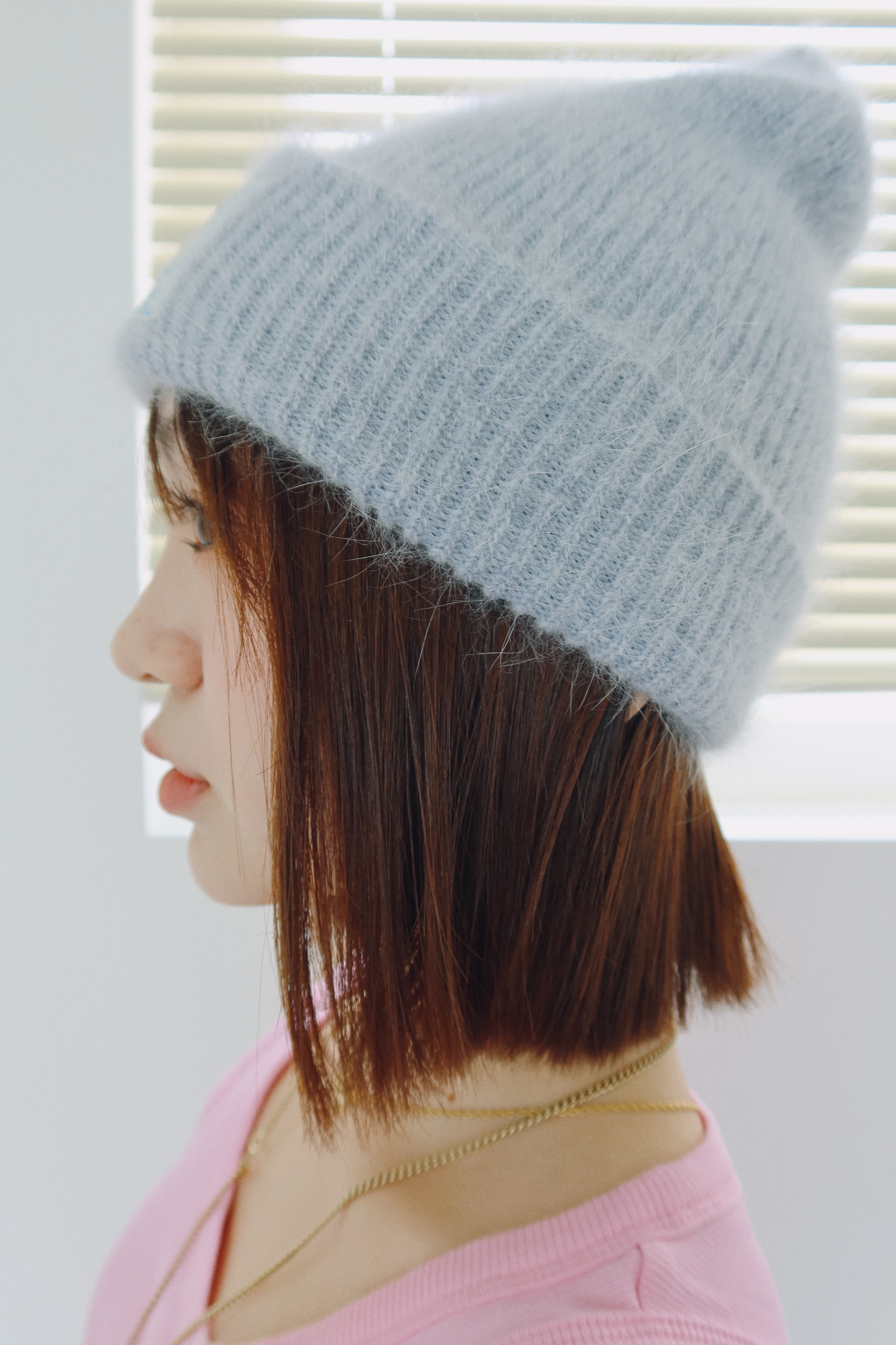 Angel angora beanie [sora]