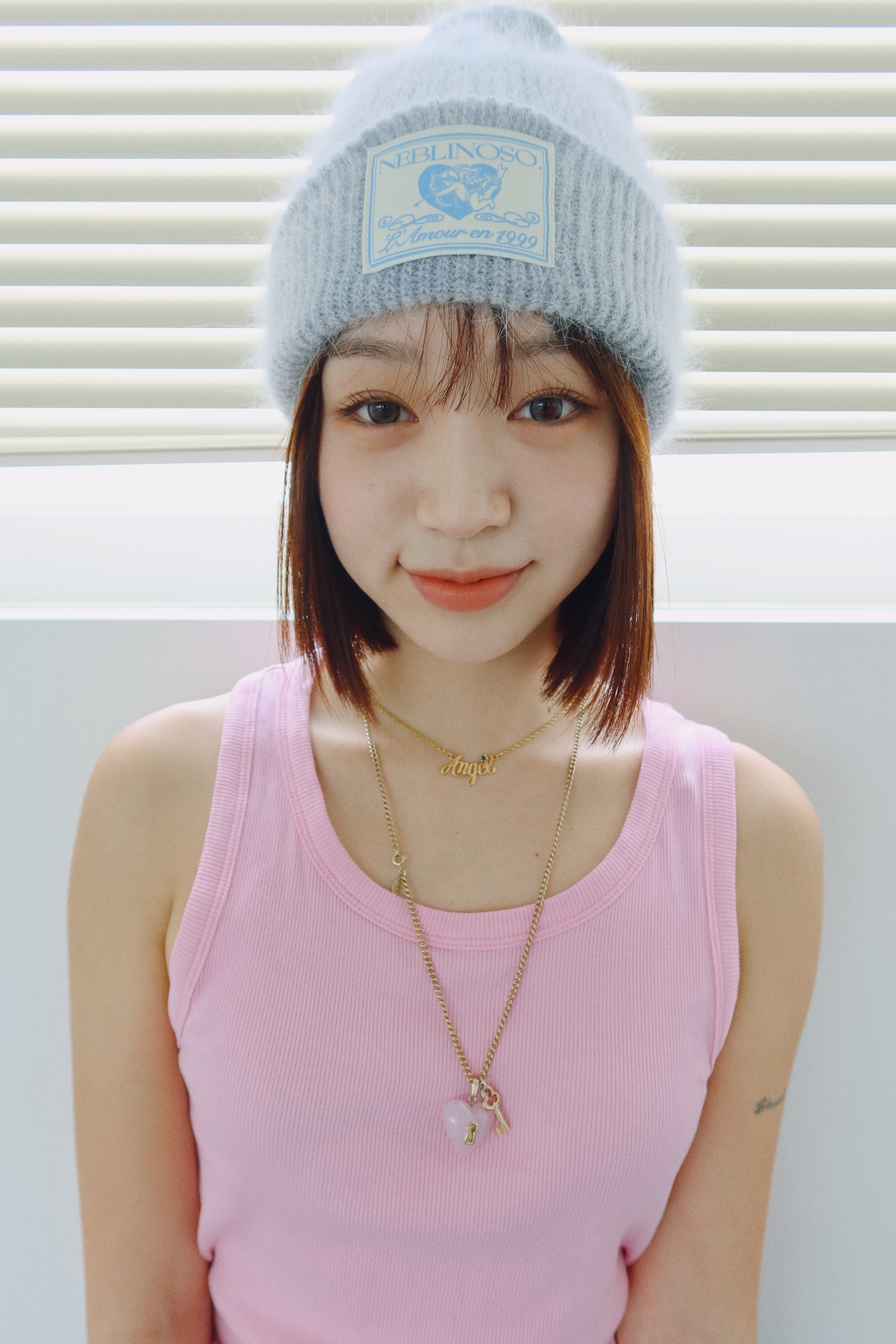 Angel angora beanie [sora]