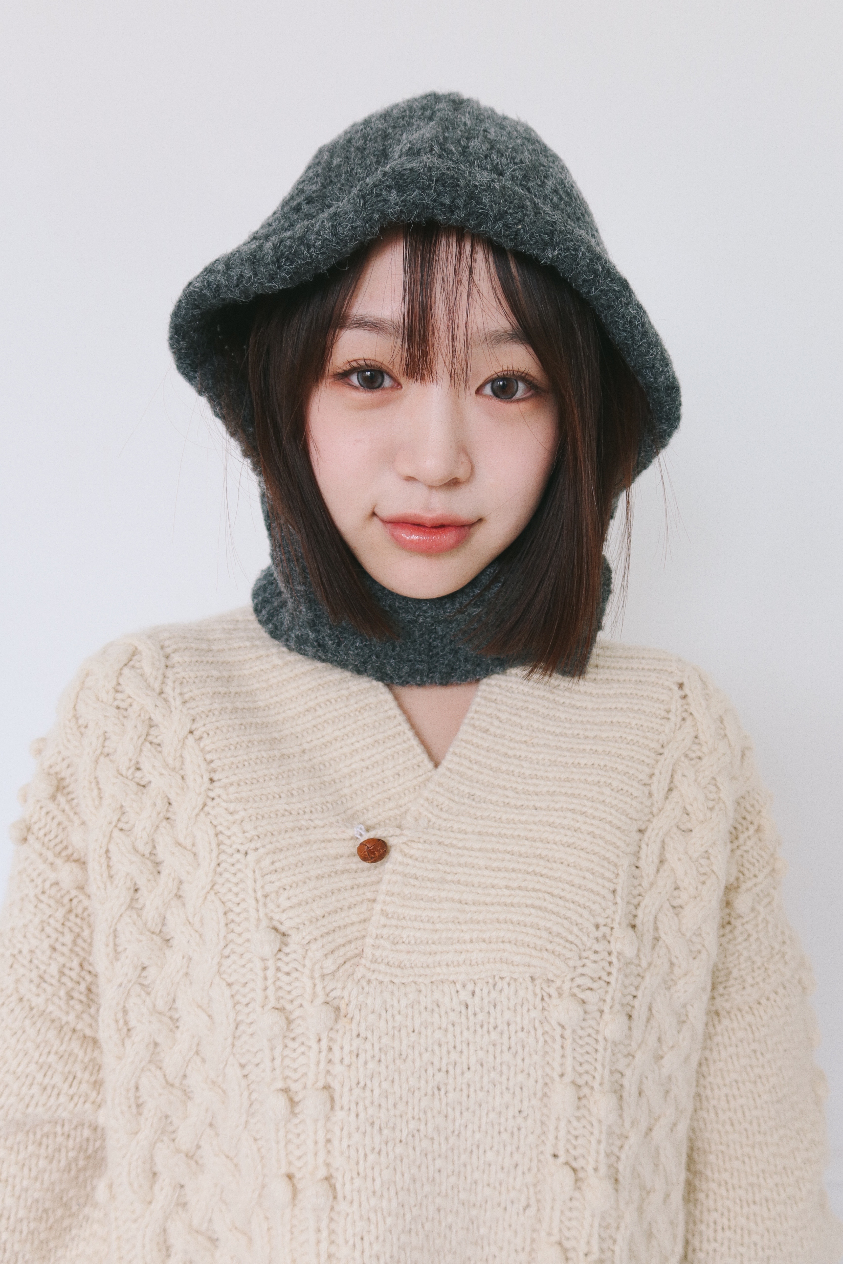 Baby wool balaclava
