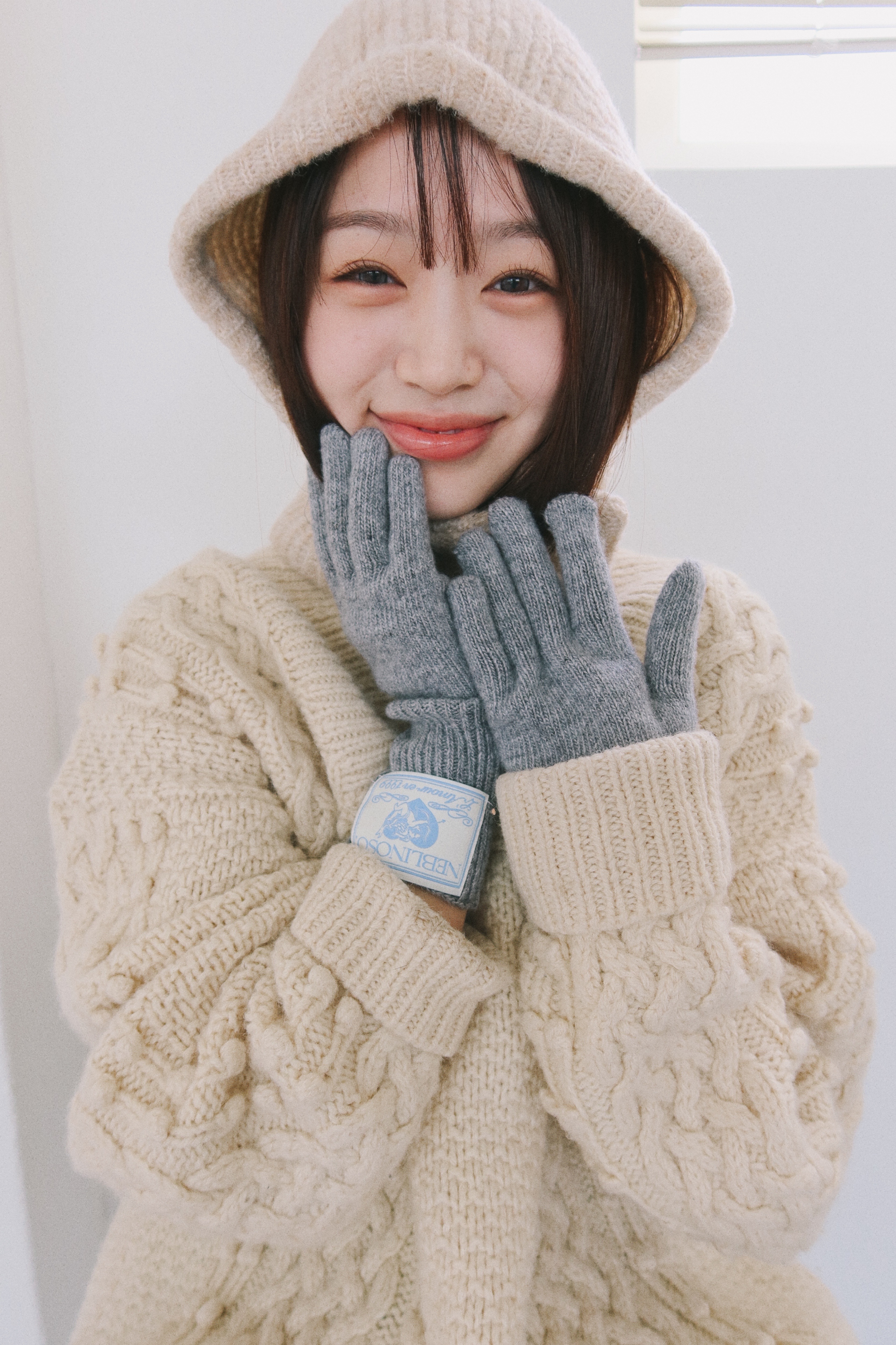 Baby wool gloves