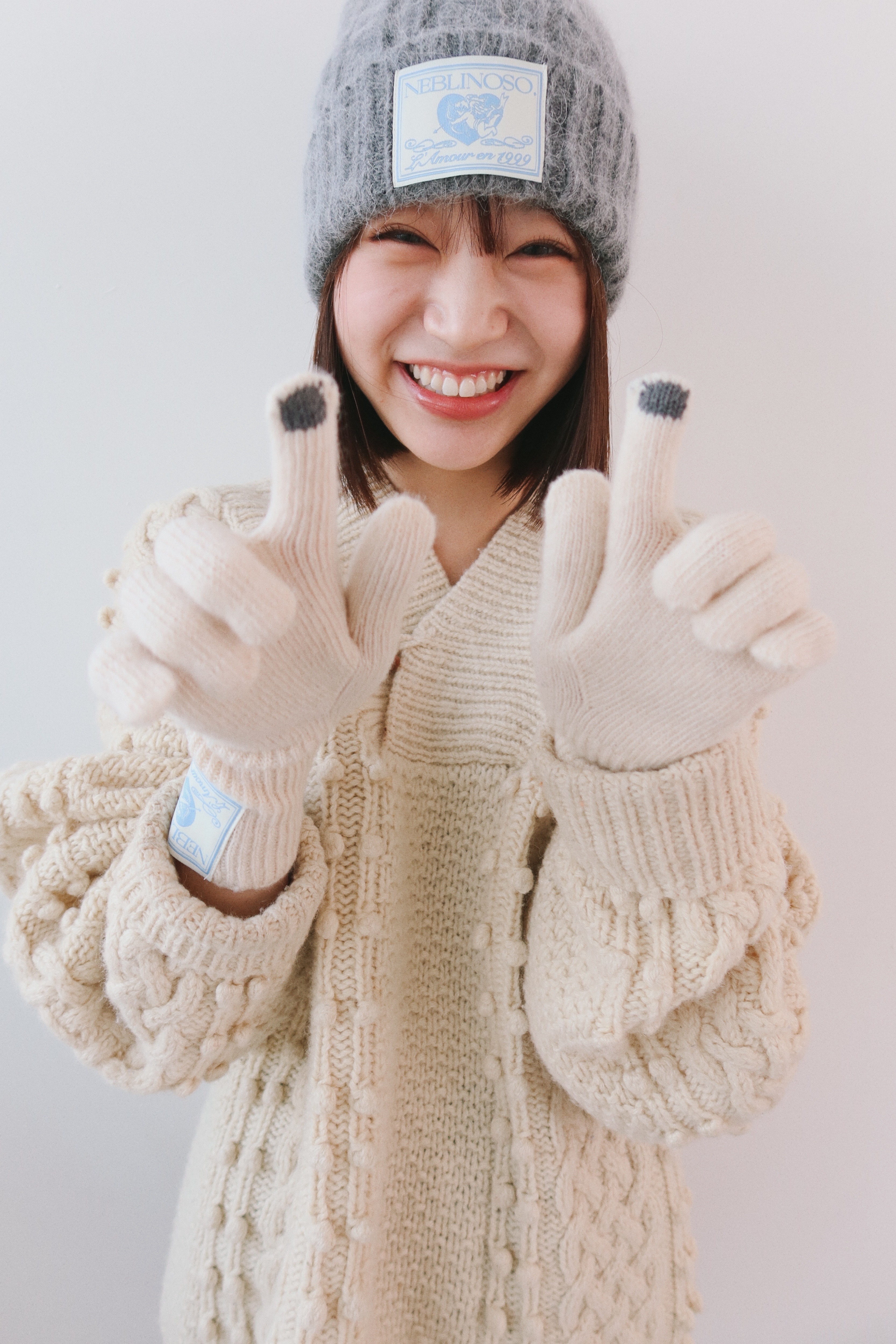 Baby wool gloves