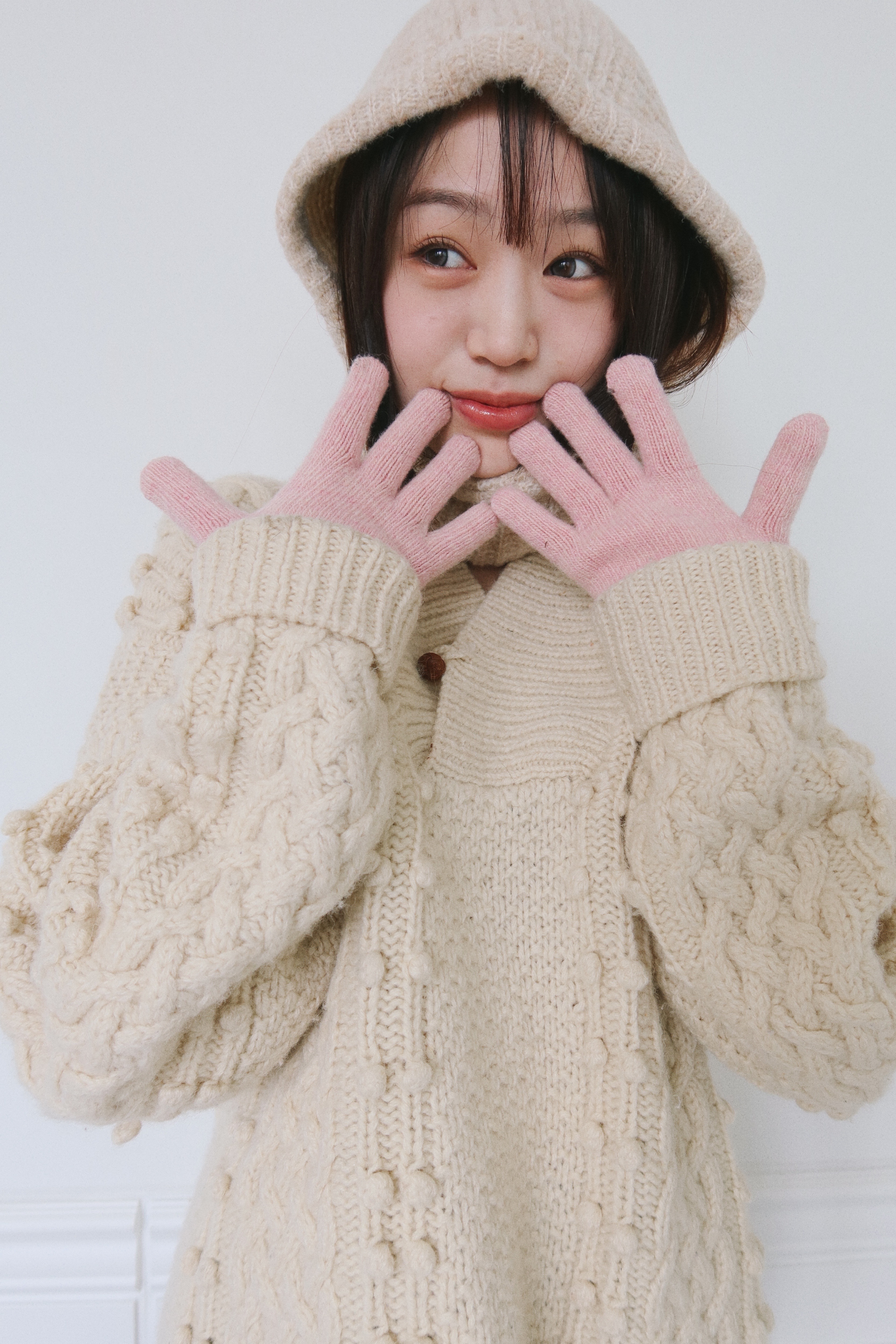 Baby wool gloves