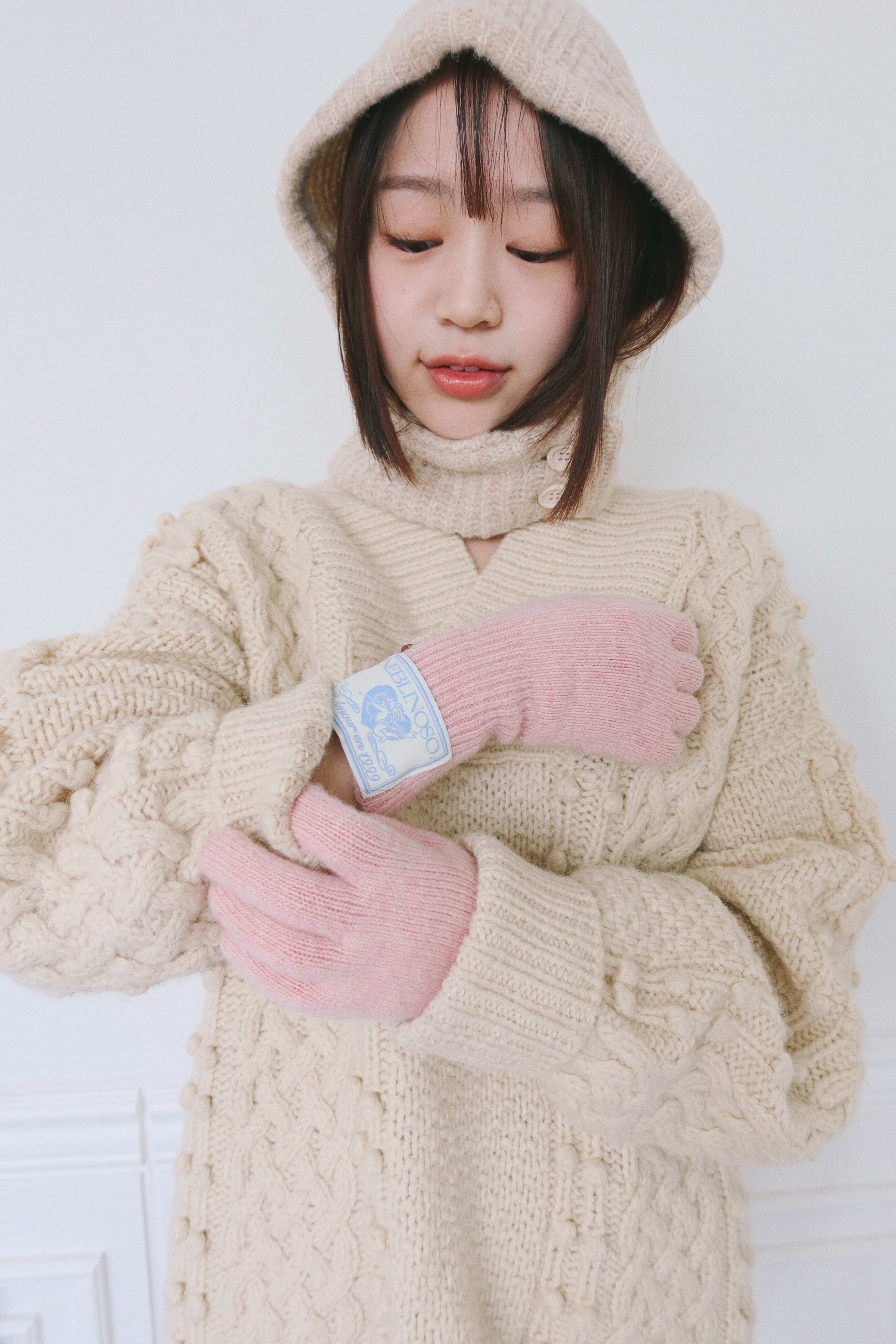 Baby wool gloves