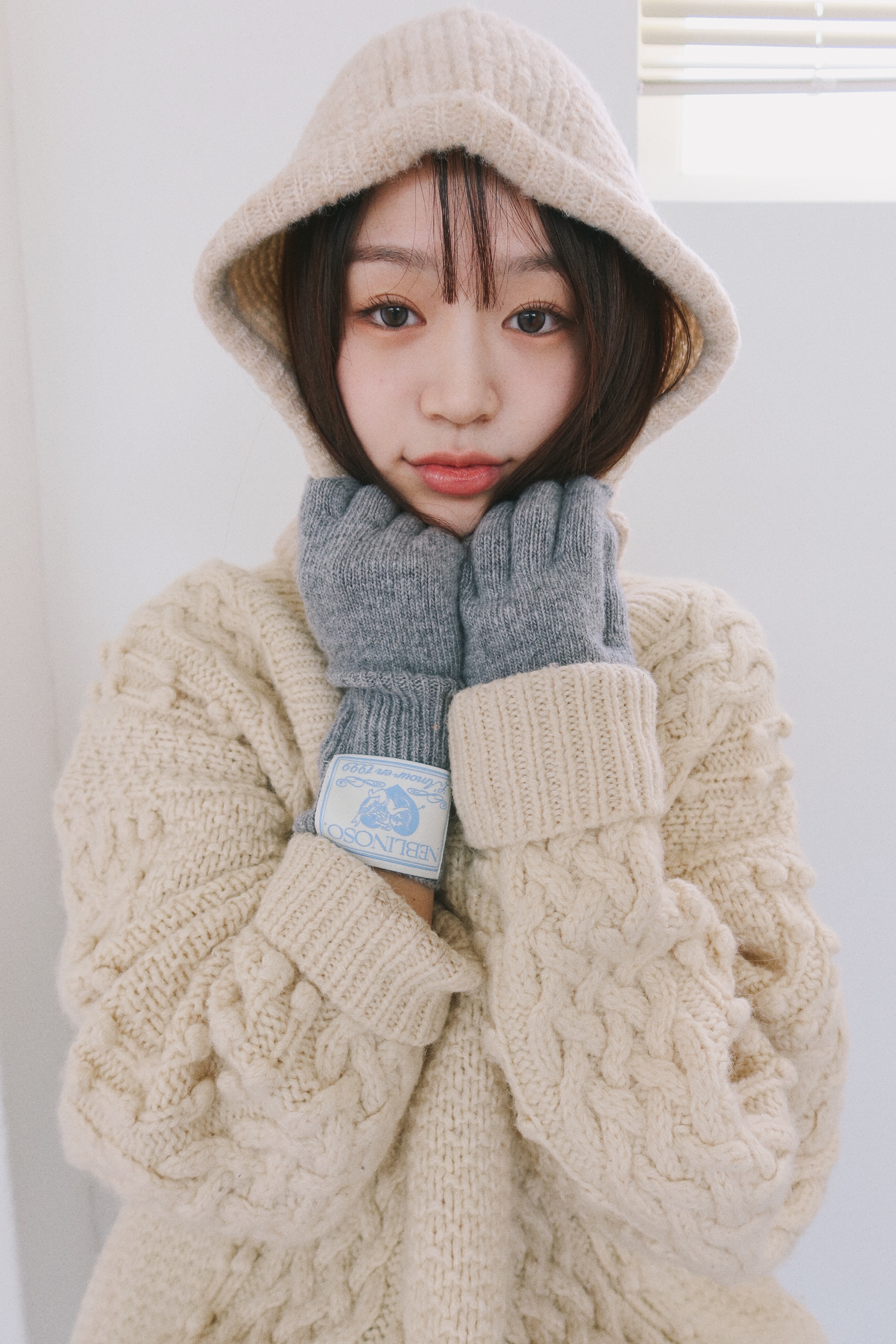 Baby wool gloves