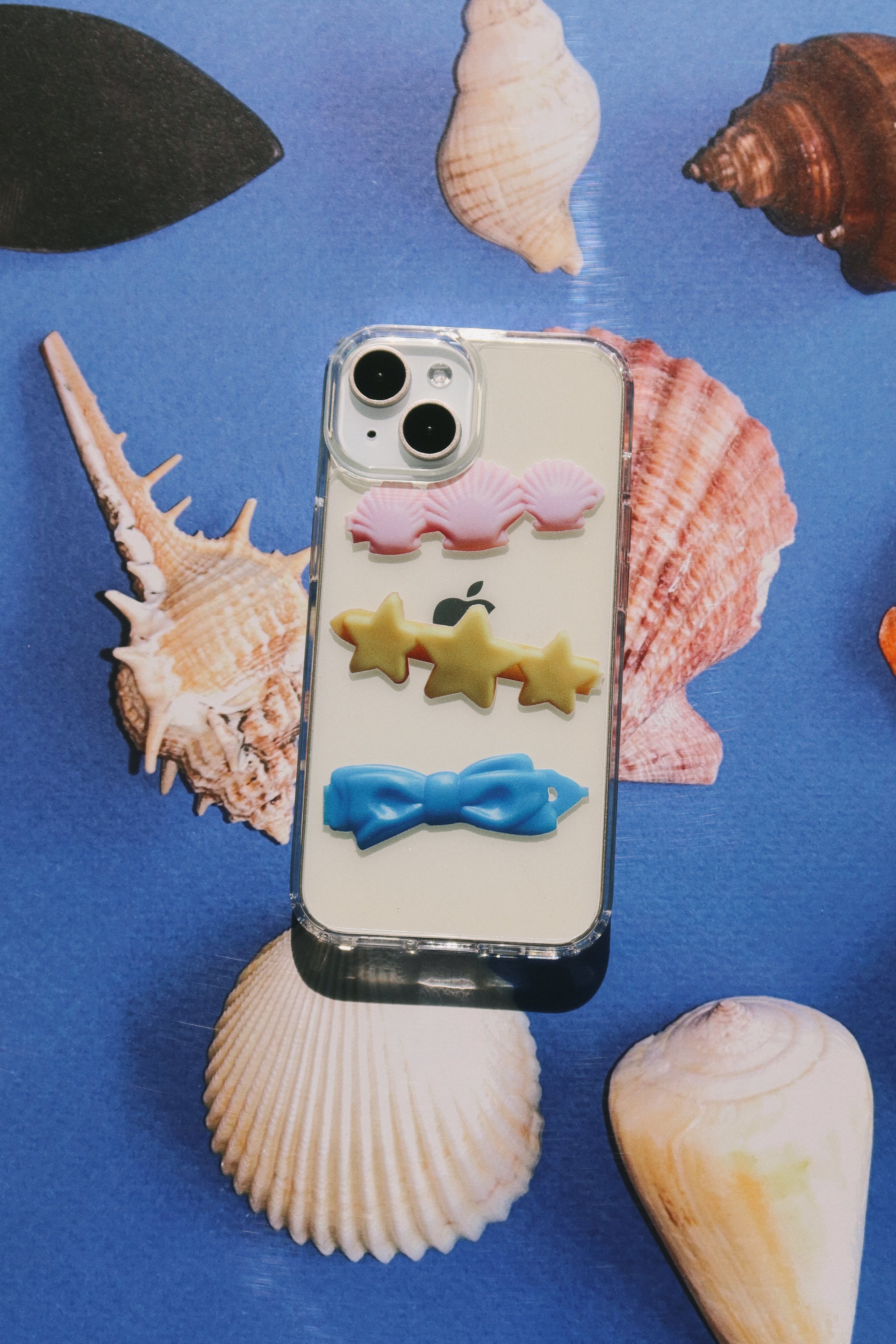 Vintage hair barrette case [seashell]