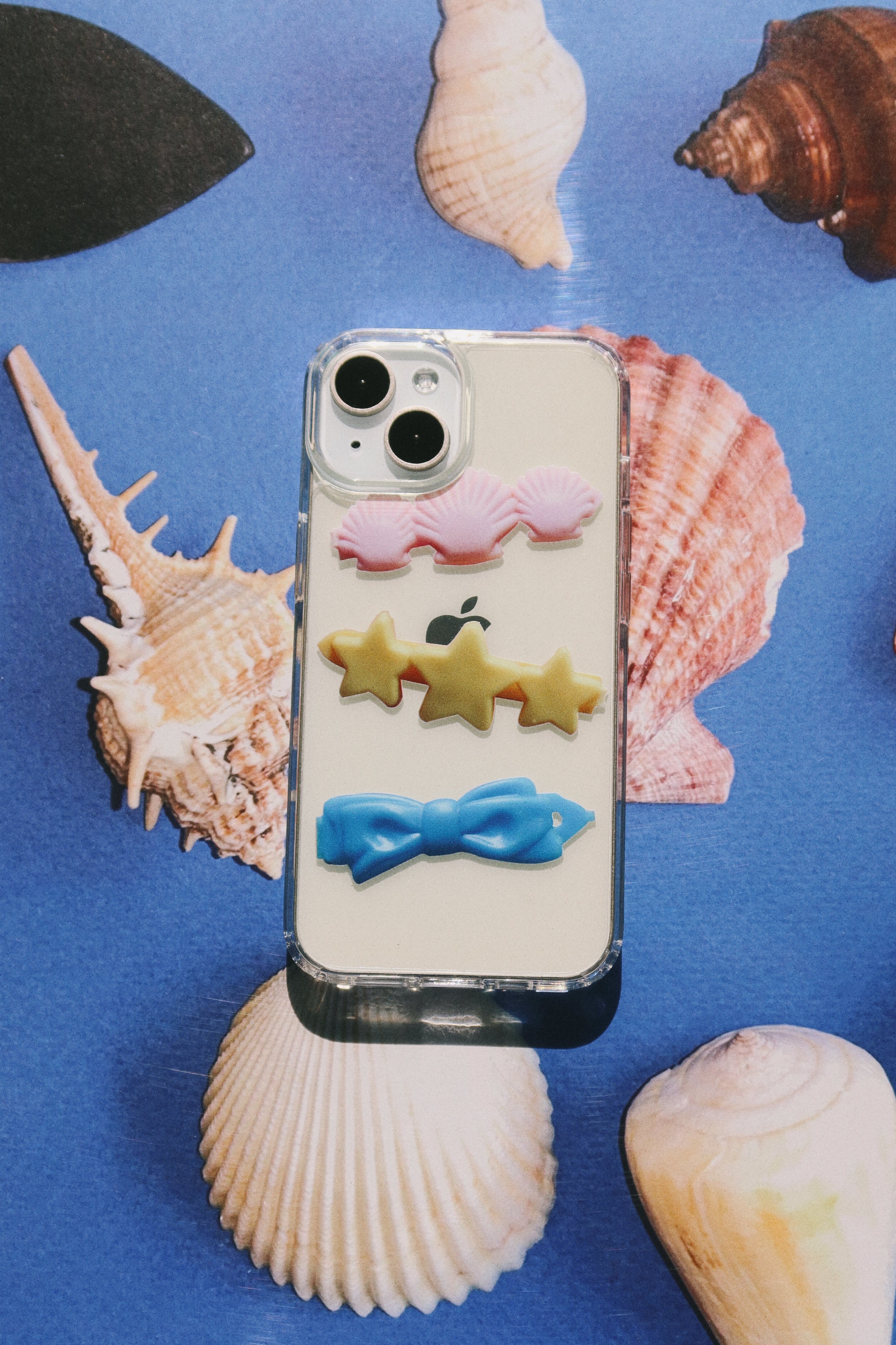 Vintage hair barrette case [seashell]