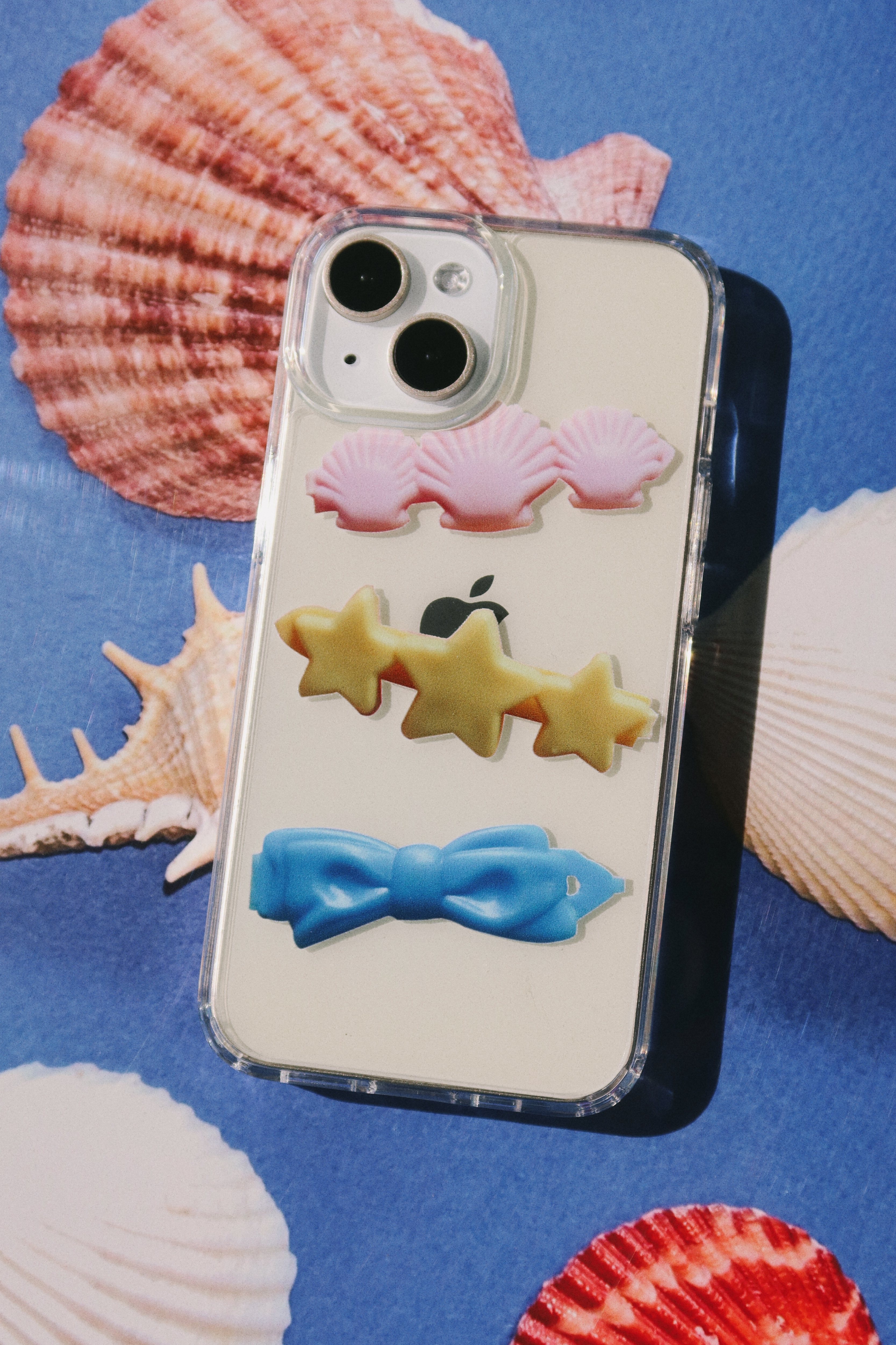 Vintage hair barrette case [seashell]
