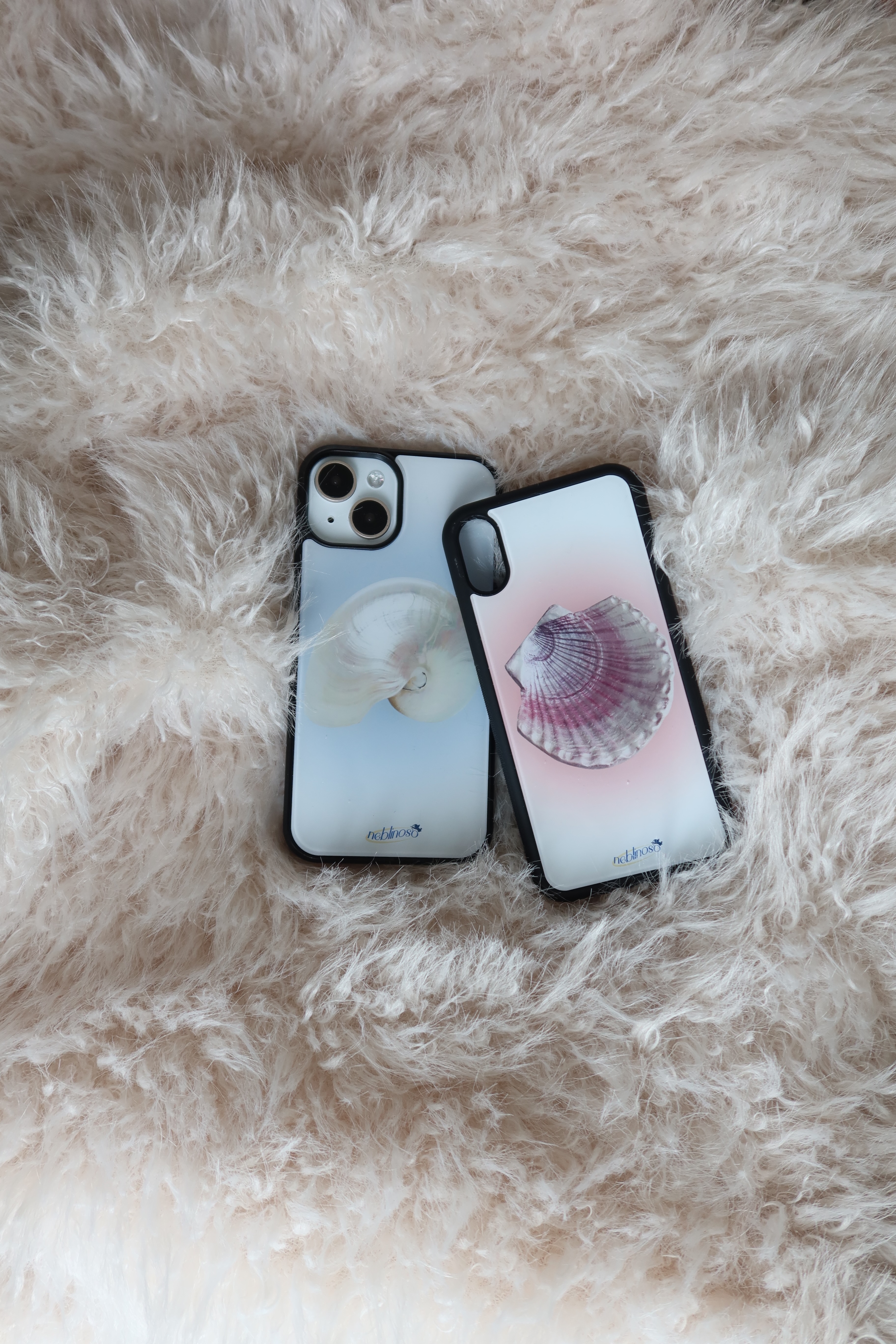 white shell glass bumper case