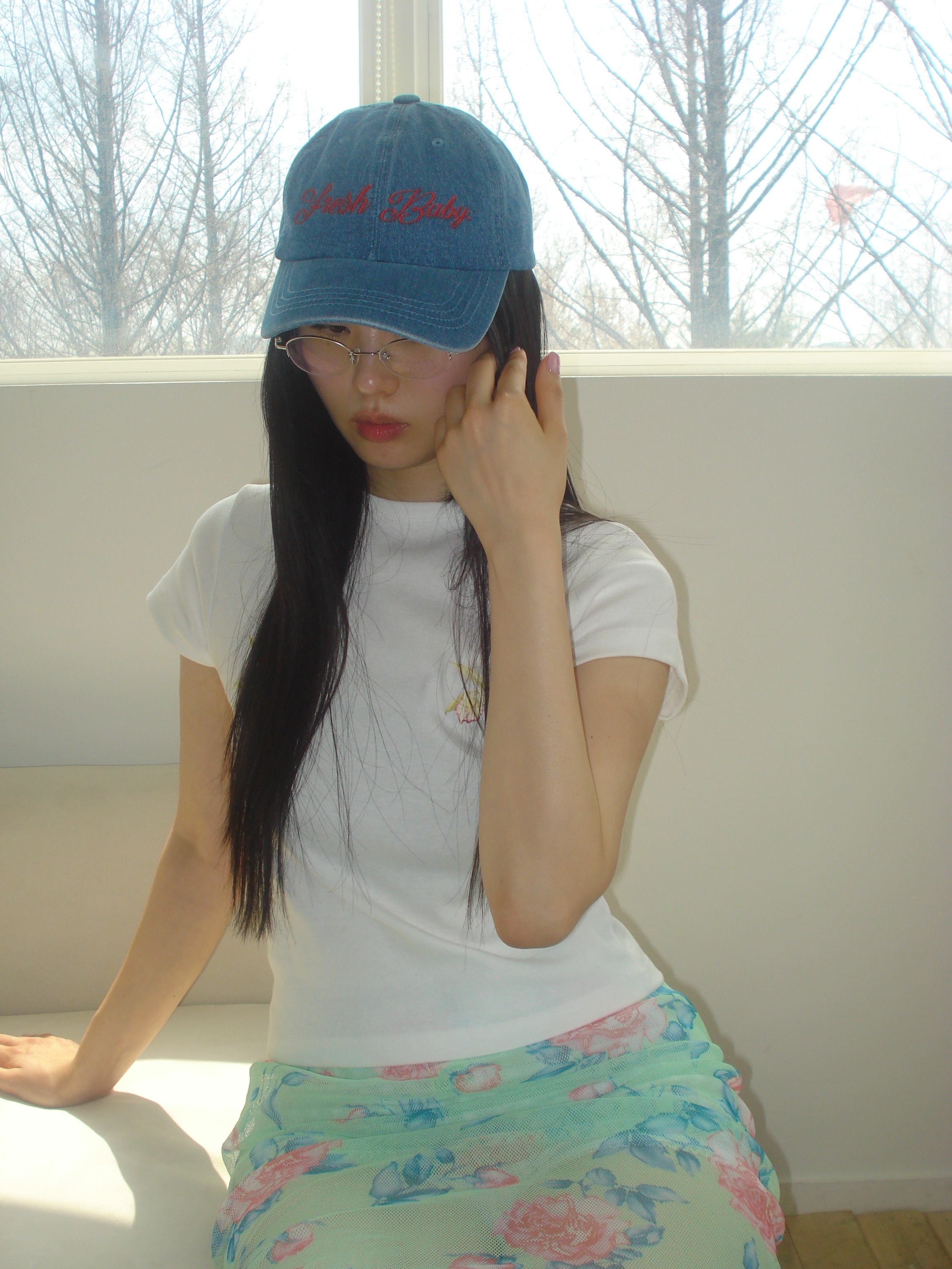 Fresh baby Denim Ball cap