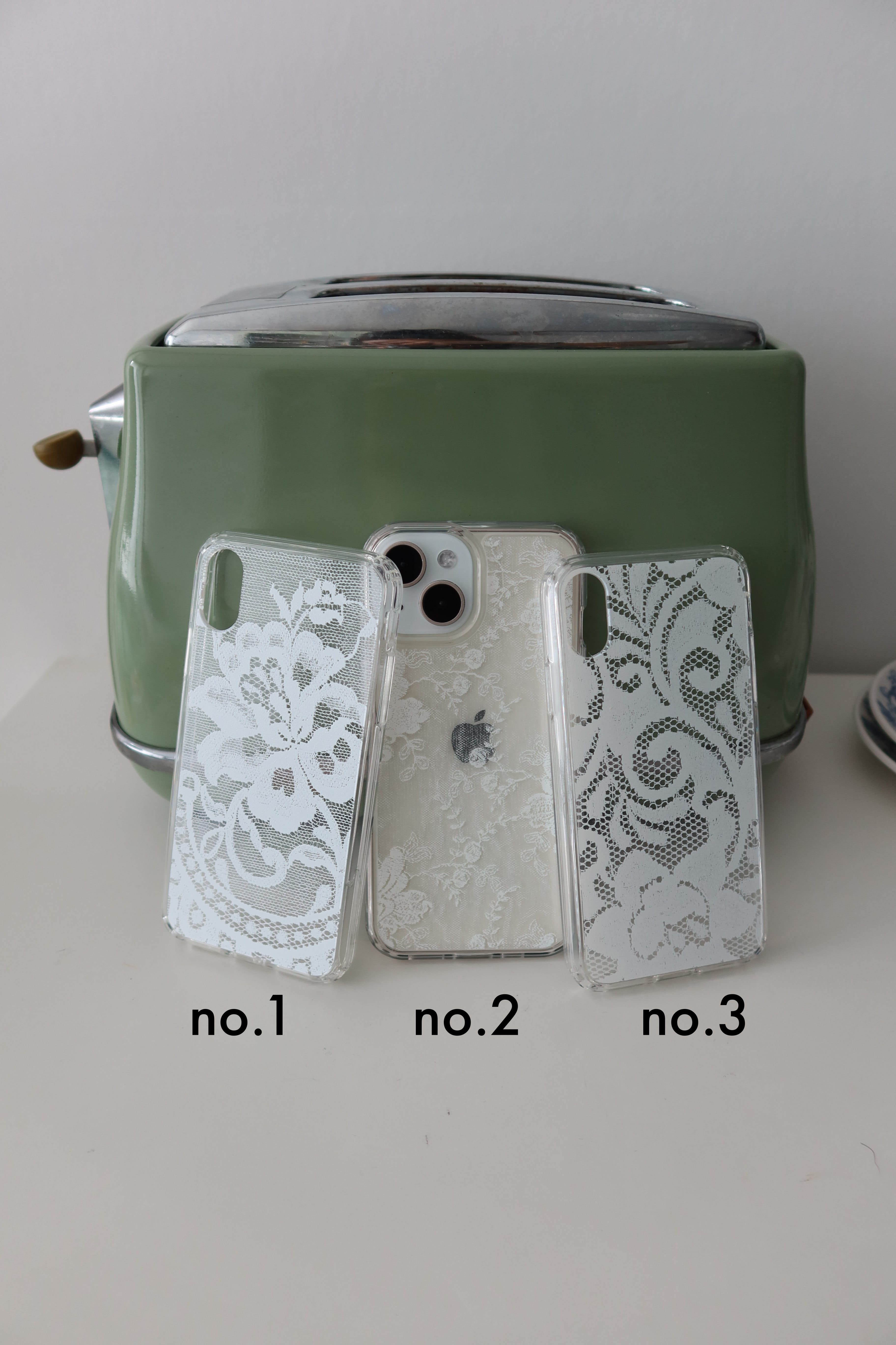 Love with lace gel hard case [white ver.]
