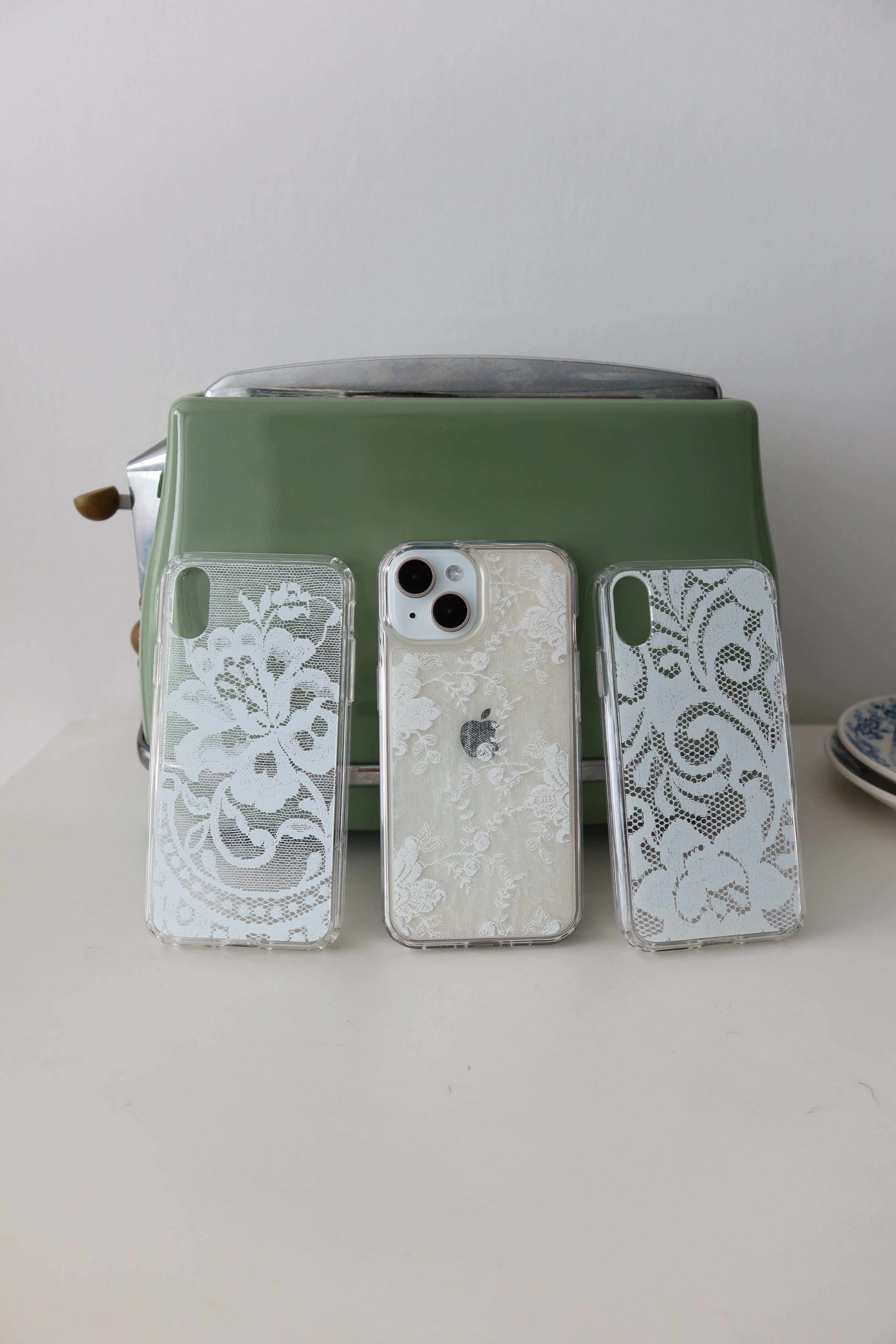 Love with lace gel hard case [white ver.]
