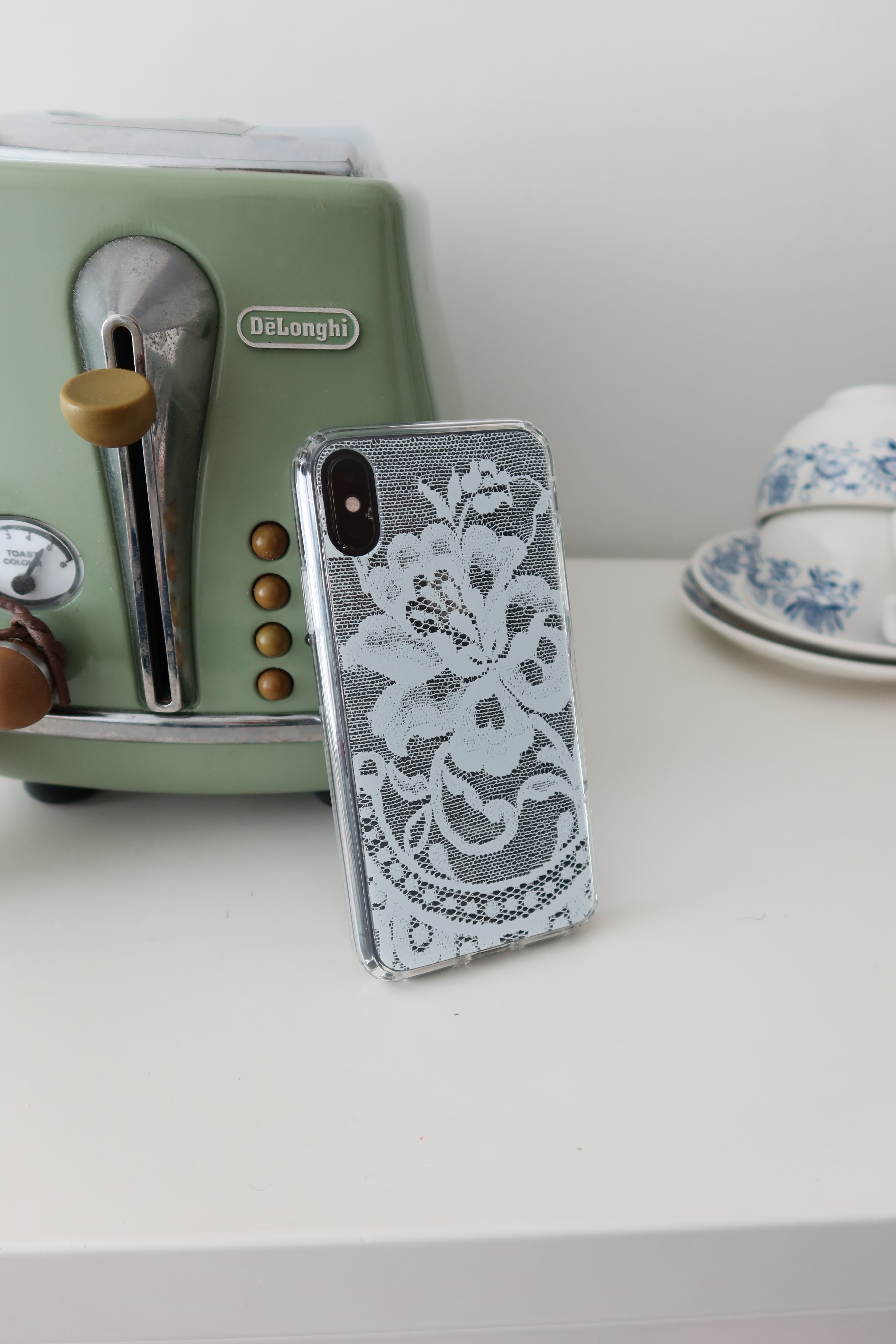 Love with lace gel hard case [white ver.]