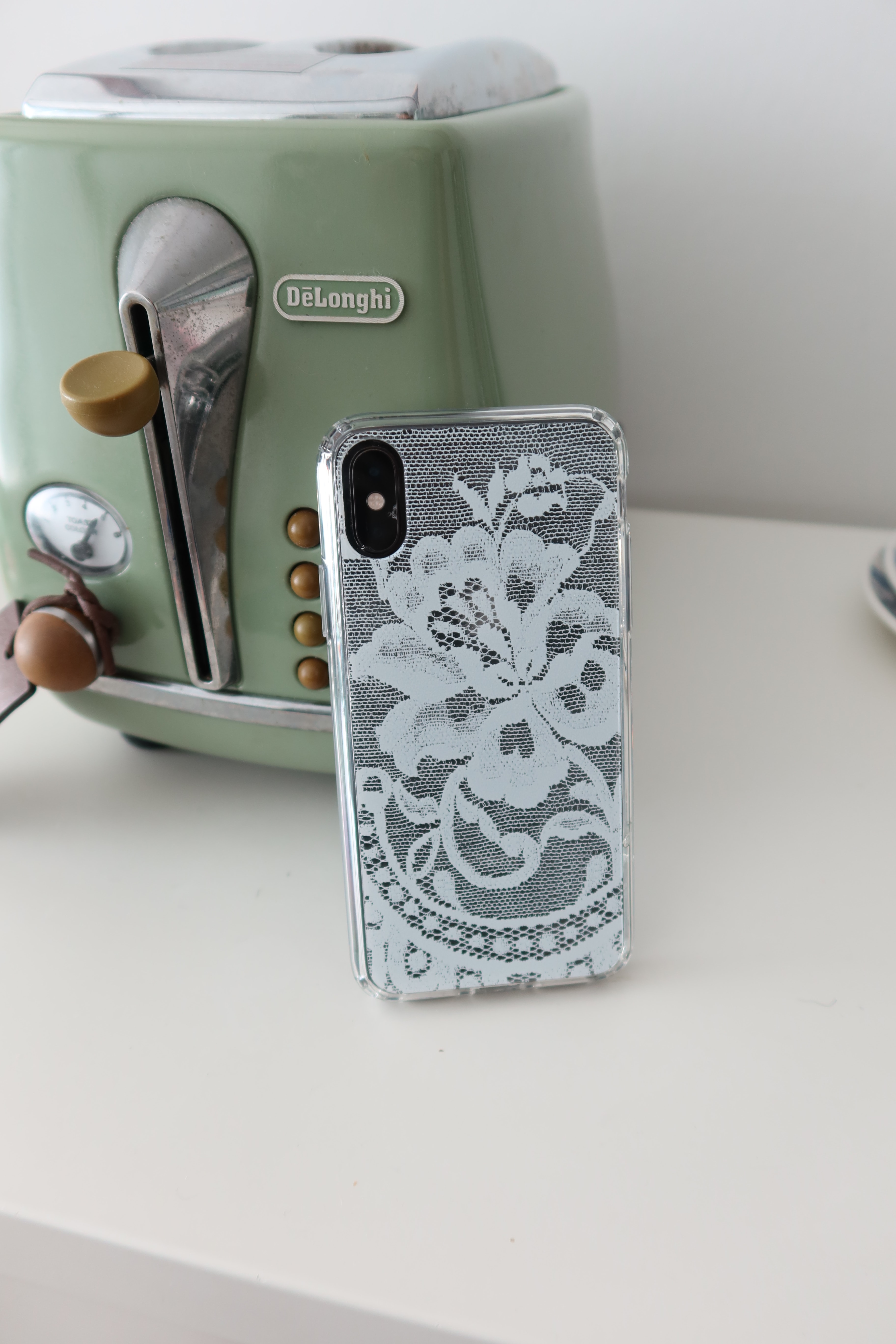 Love with lace gel hard case [white ver.]