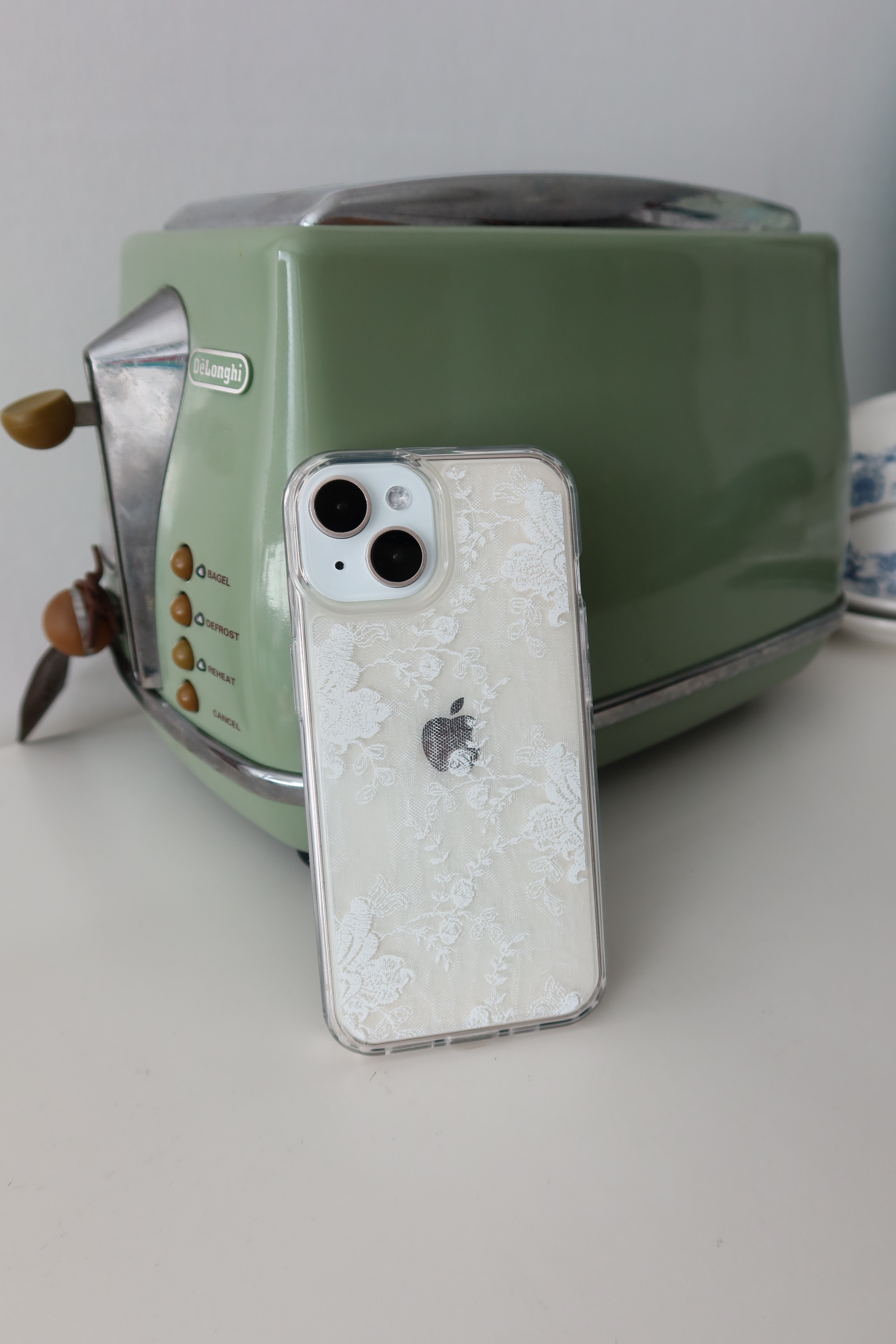 Love with lace gel hard case [white ver.]