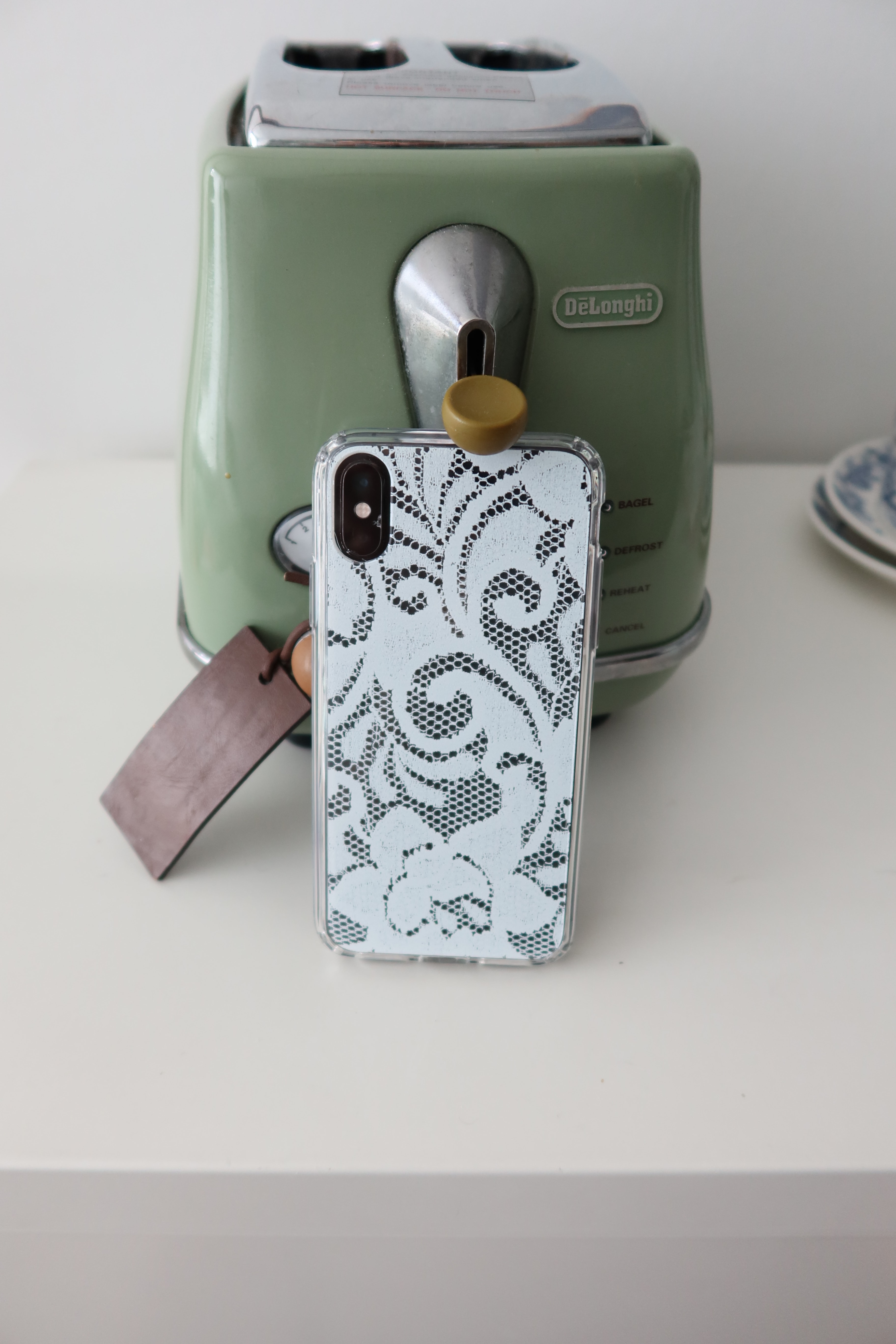 Love with lace gel hard case [white ver.]