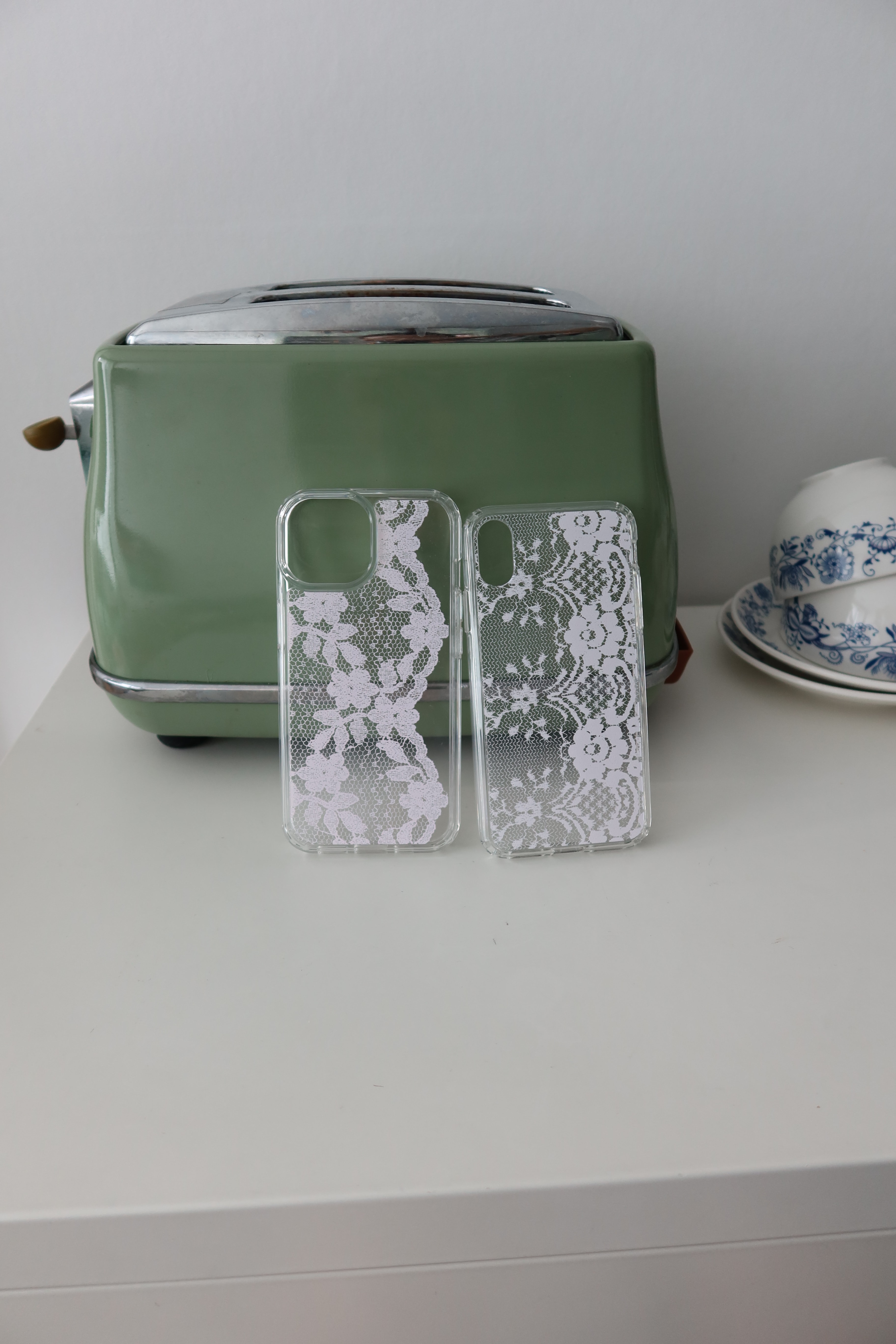 Love with lace gel hard case [Baby pink ver.]